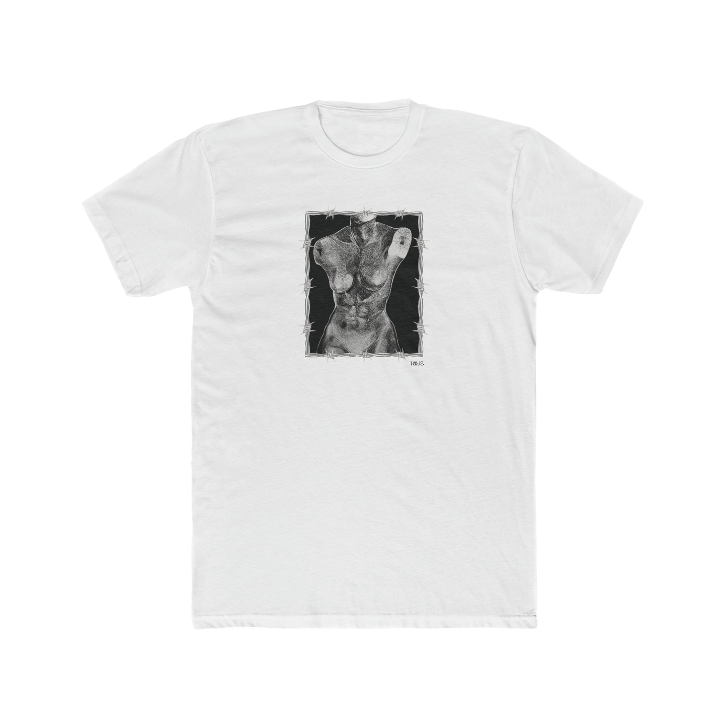 "ETCHING" (2017) Masc-Fit Cotton Crew Tee