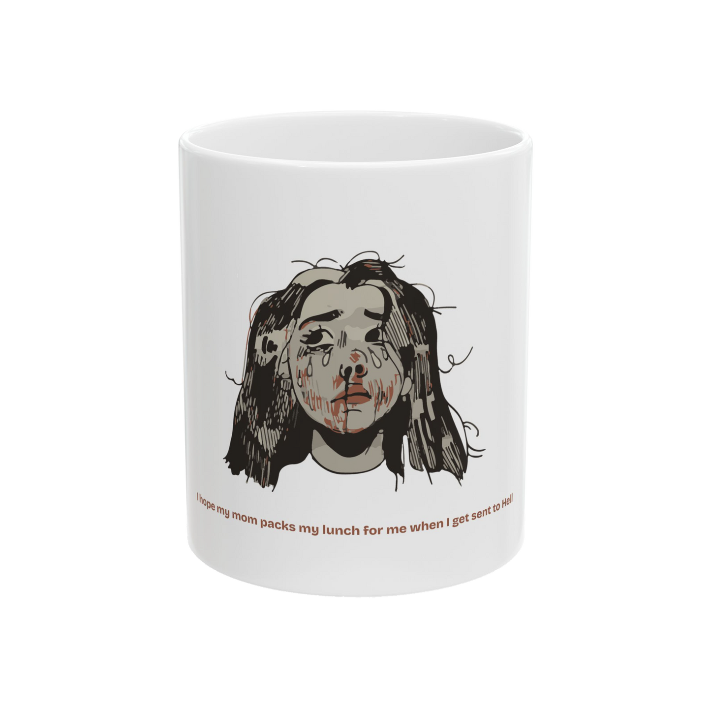 "MOMMY, PACK MY LUNCH" (2017) 11oz White Ceramic Mug