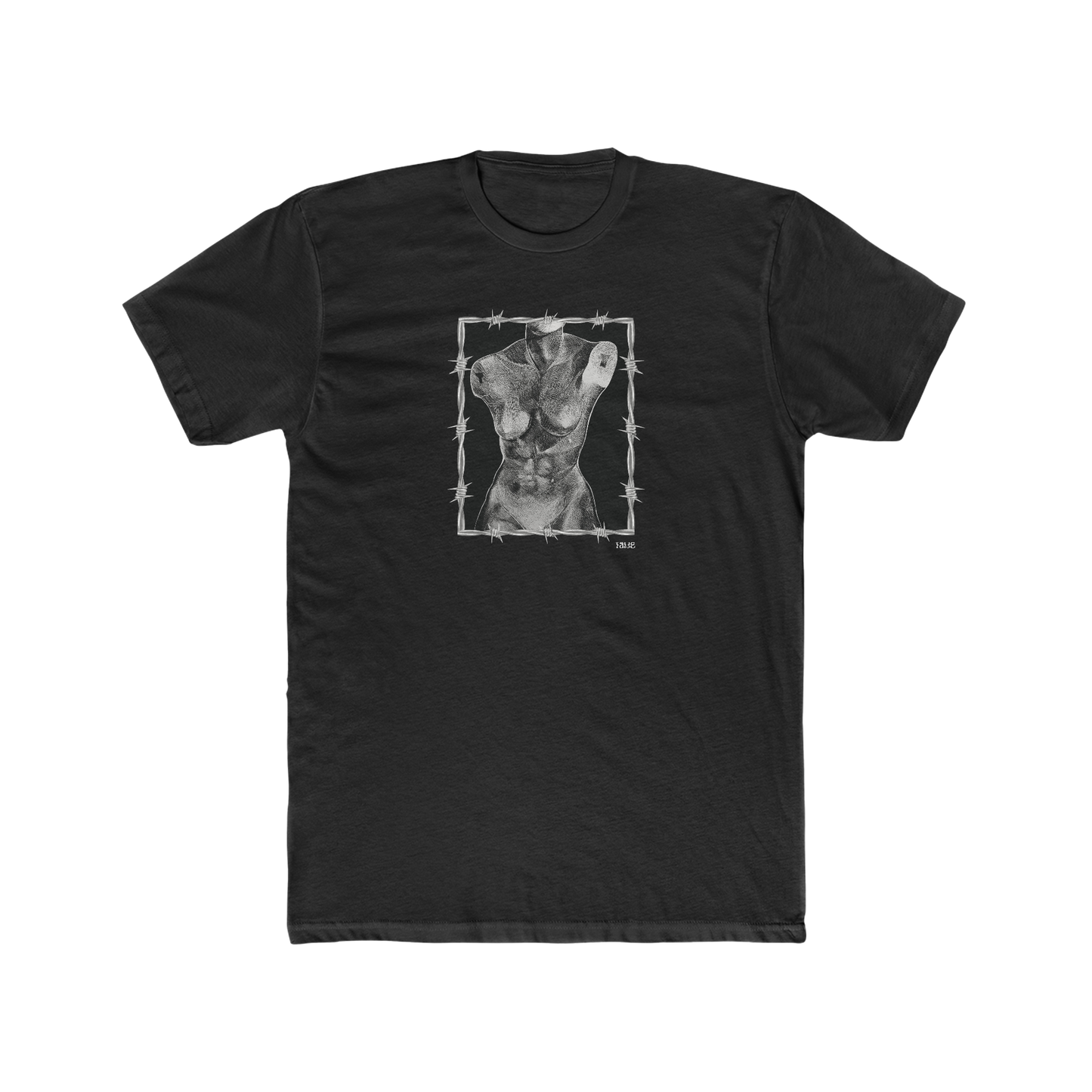 "ETCHING" (2017) Masc-Fit Cotton Crew Tee