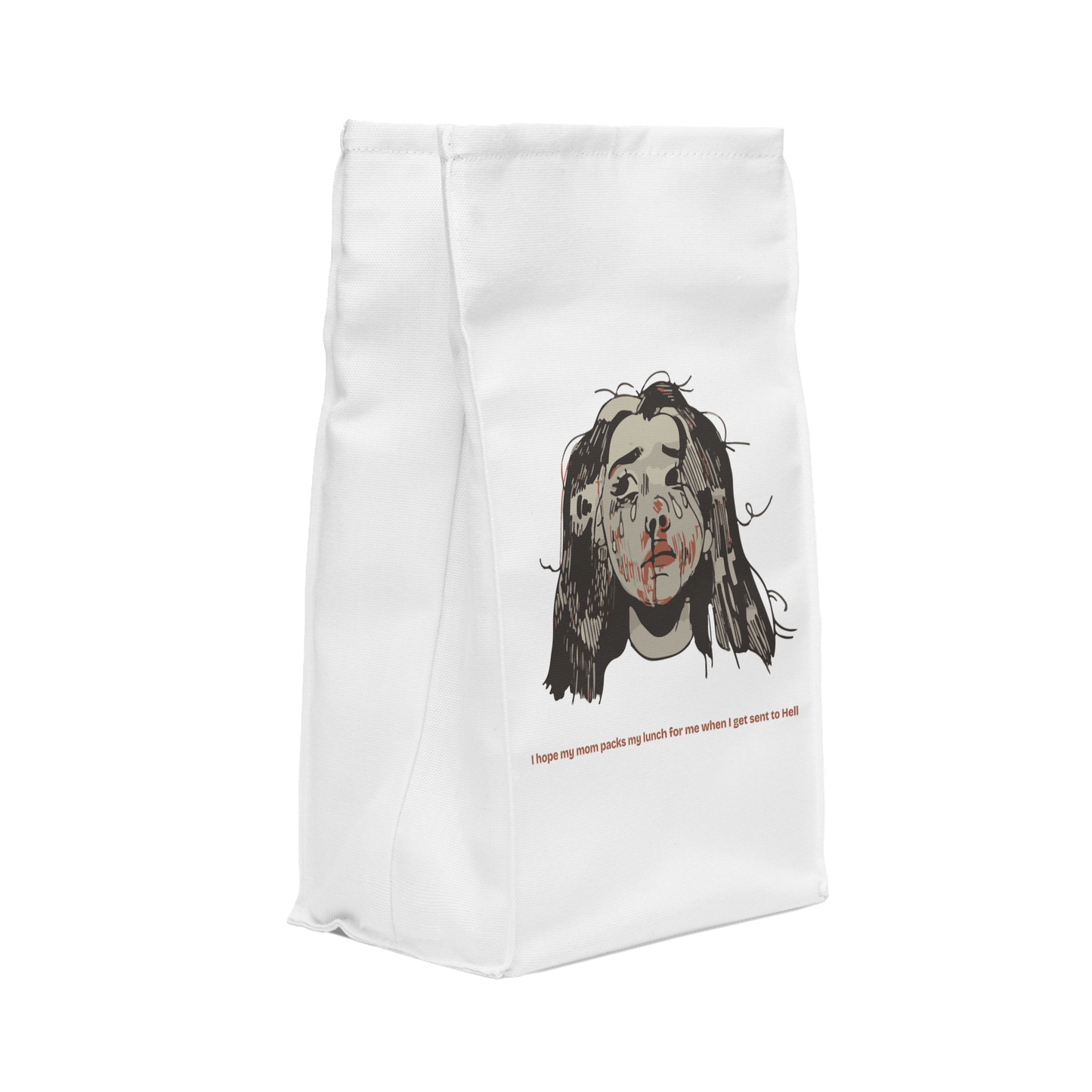 "MOMMY, PACK MY LUNCH" (2017) Polyester Lunch Bag