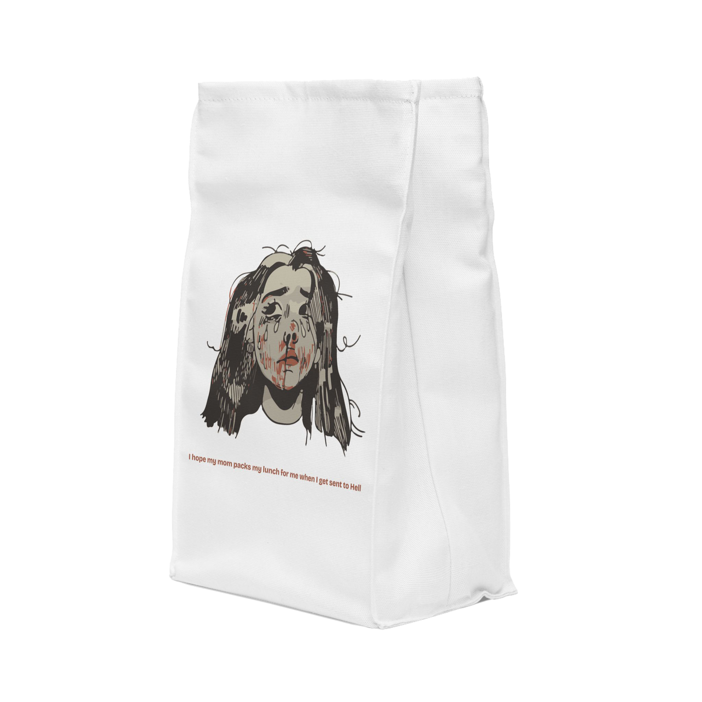 "MOMMY, PACK MY LUNCH" (2017) Polyester Lunch Bag