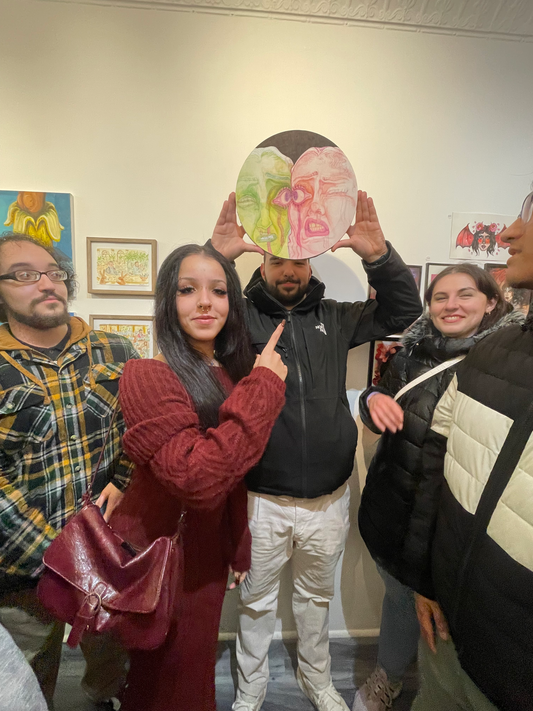 "TOO CLOSE" (2025) Original Painting