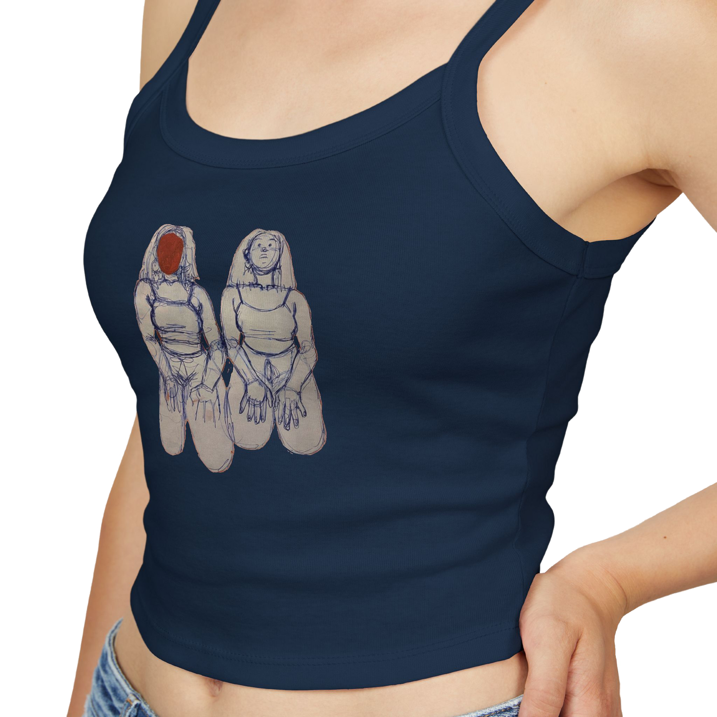 "SIN TITOLO" (2017) Spaghetti Strap Tank Top