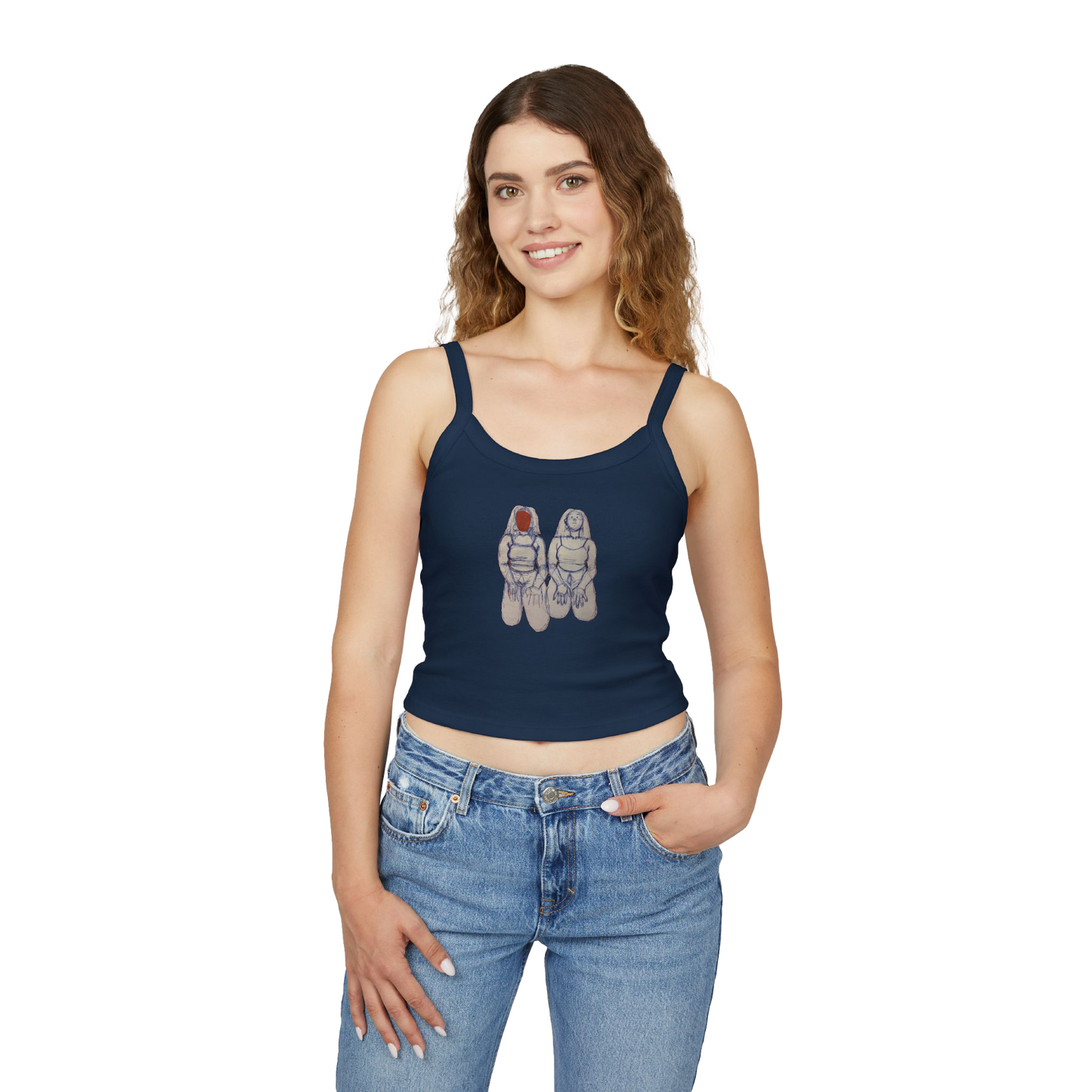 "SIN TITOLO" (2017) Spaghetti Strap Tank Top