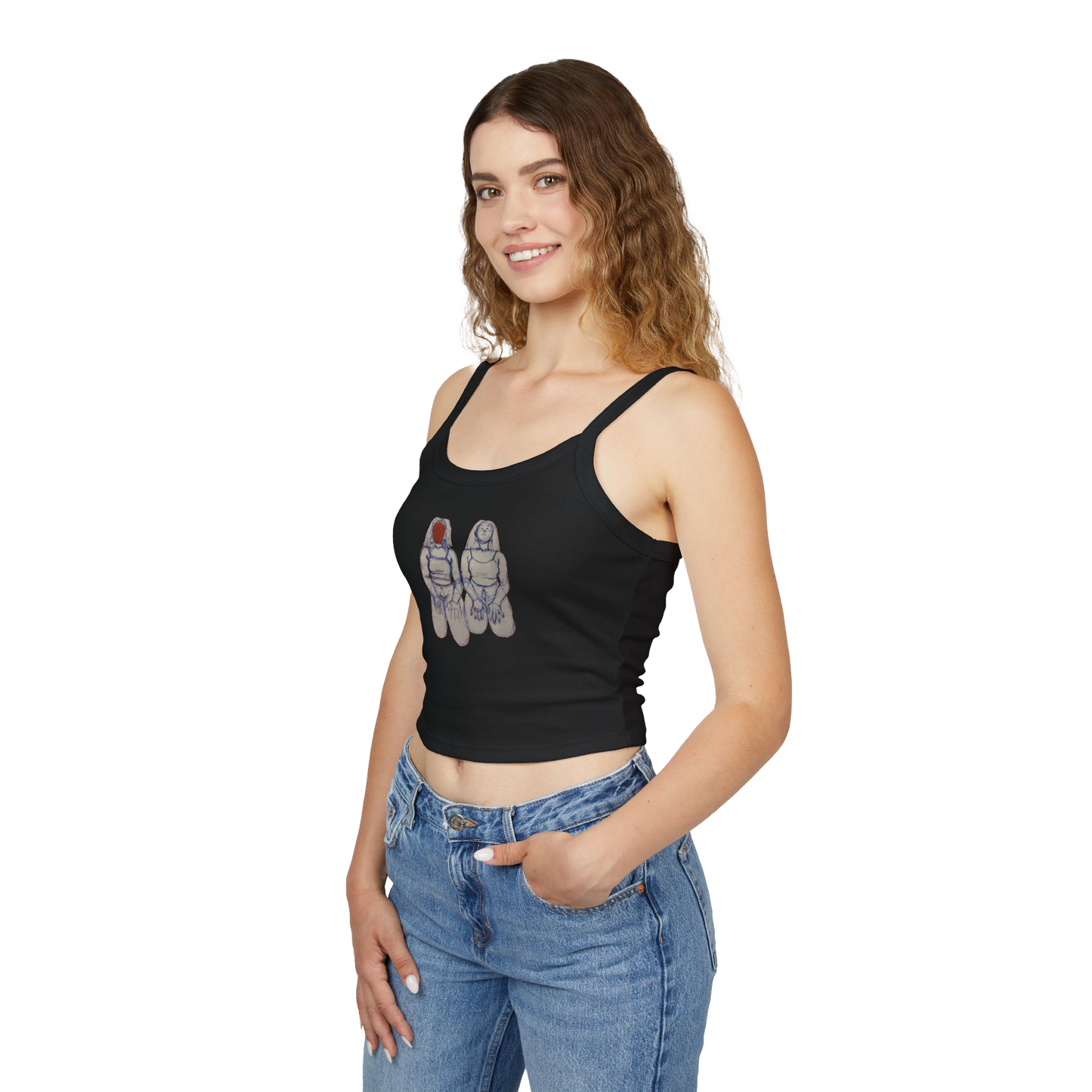 "SIN TITOLO" (2017) Spaghetti Strap Tank Top