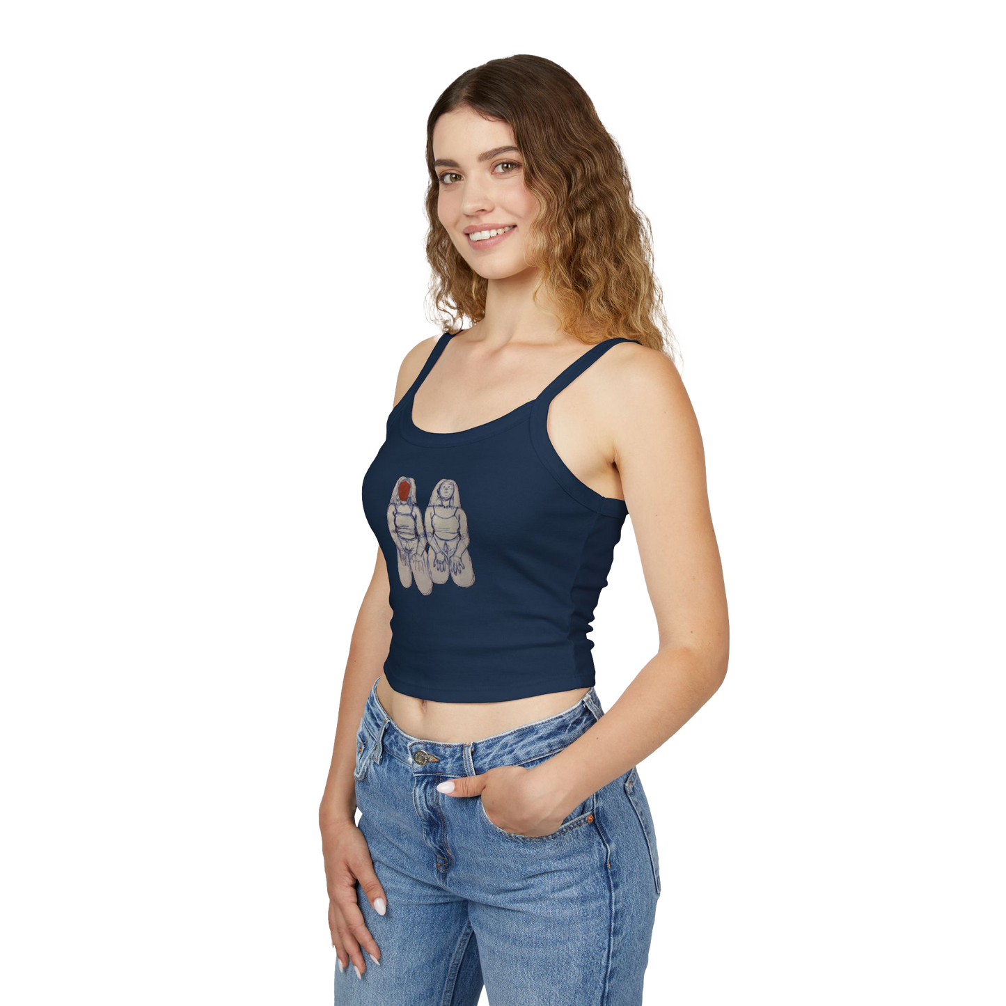 "SIN TITOLO" (2017) Spaghetti Strap Tank Top