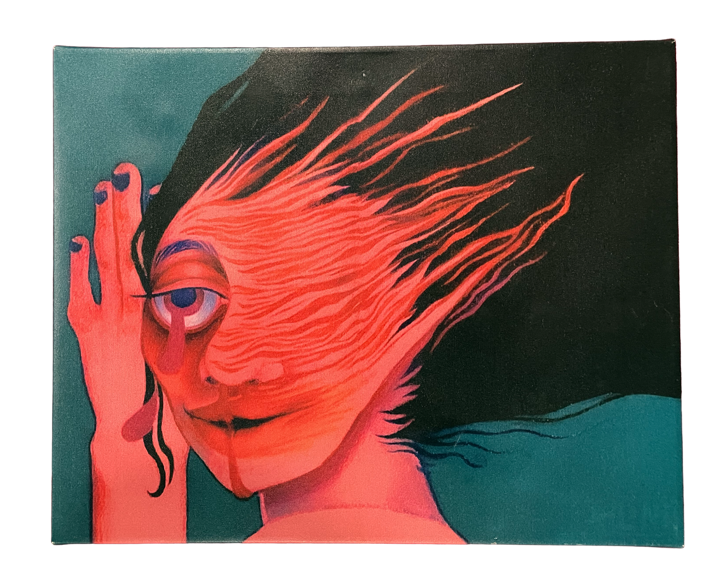 "SIN CARA" (2020) Unframed Printed Canvas