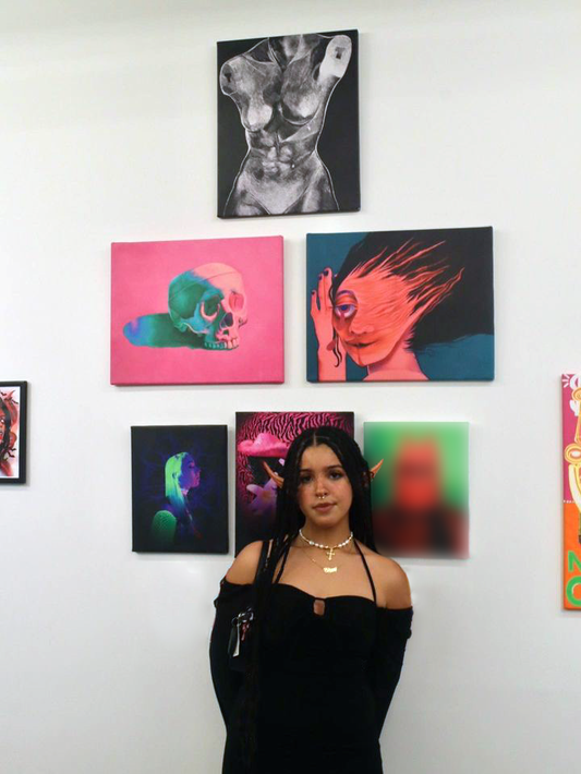 "SIN CARA" (2020) Unframed Printed Canvas