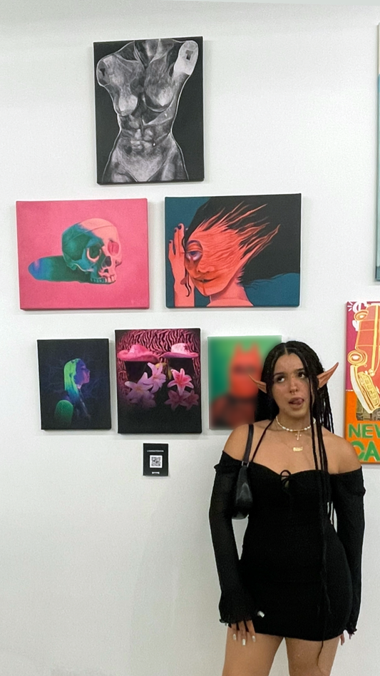 "CRANEO" (2020) Unframed Printed Canvas