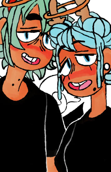 PaintToolSai: Angel & Bubby (2015)