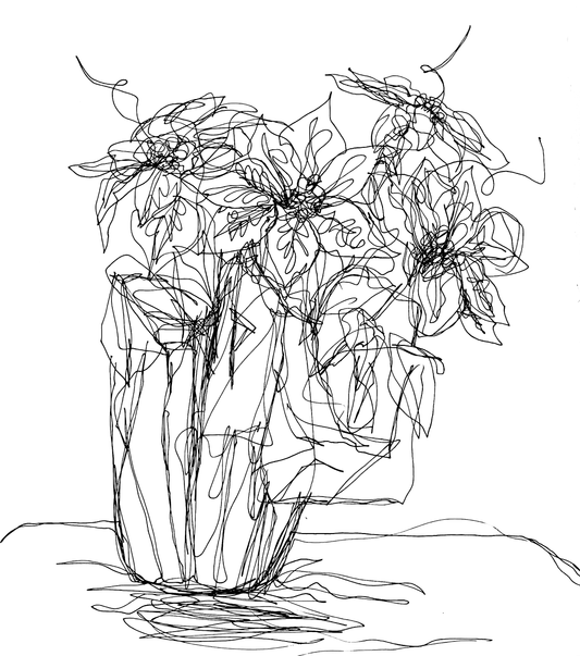 Flowers, Cont. Line Live Study