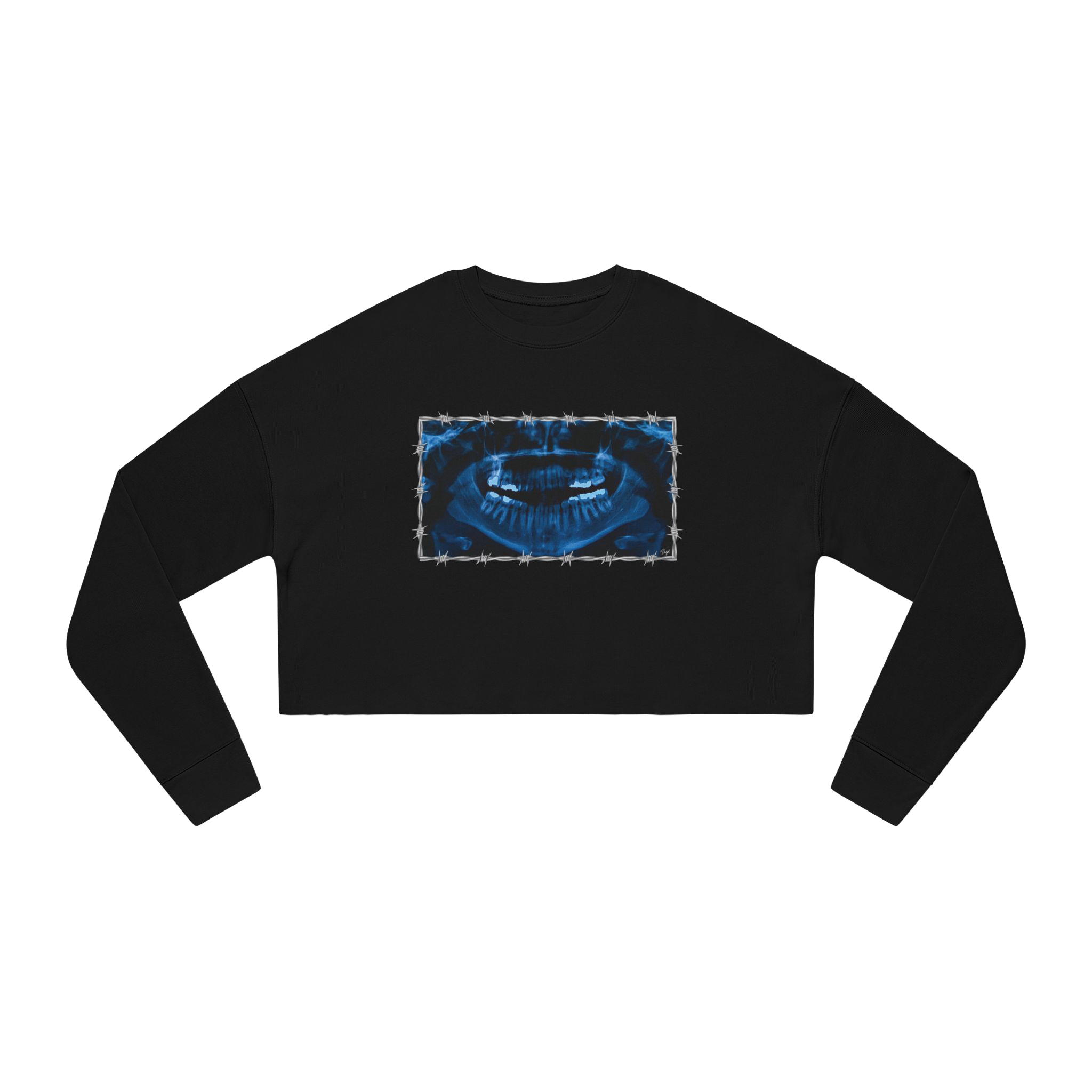 "NOVOCAINE" (2019) Boxy Cropped Long Sleeve