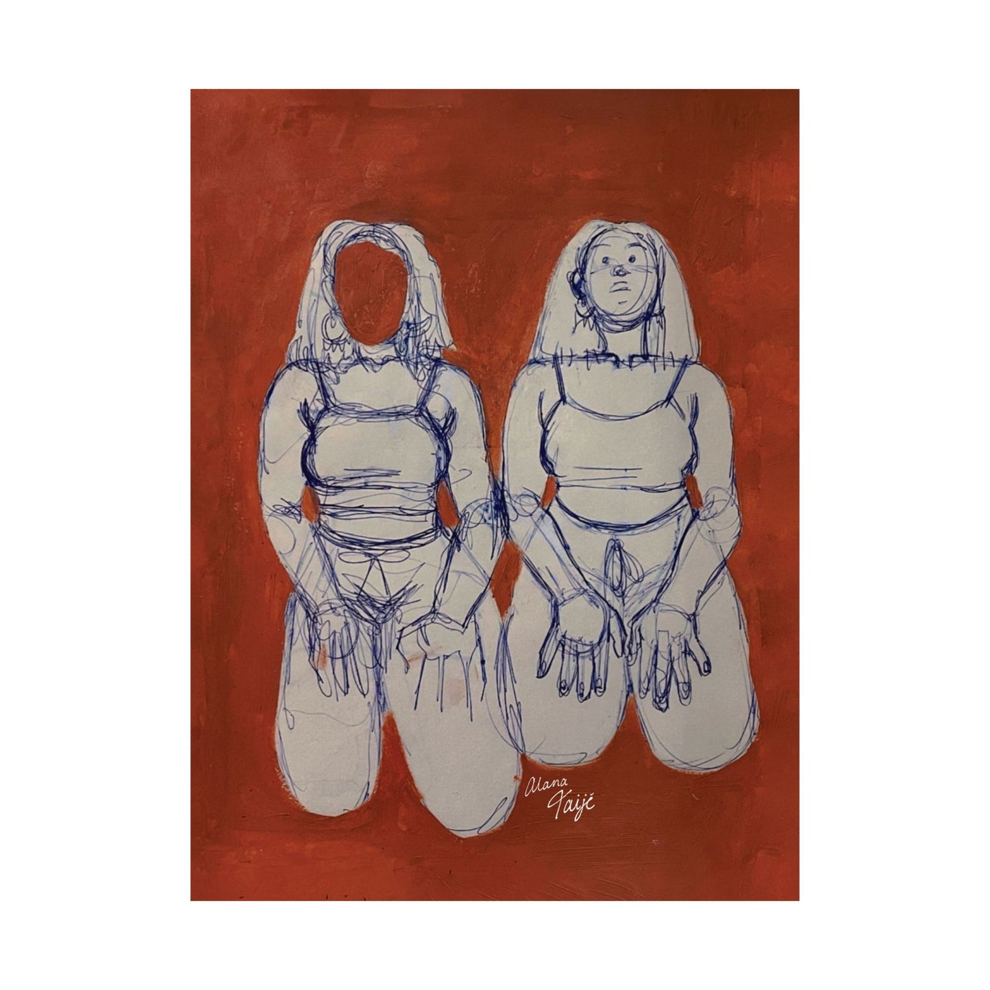 "SIN TITOLO" (2017) Satin Poster