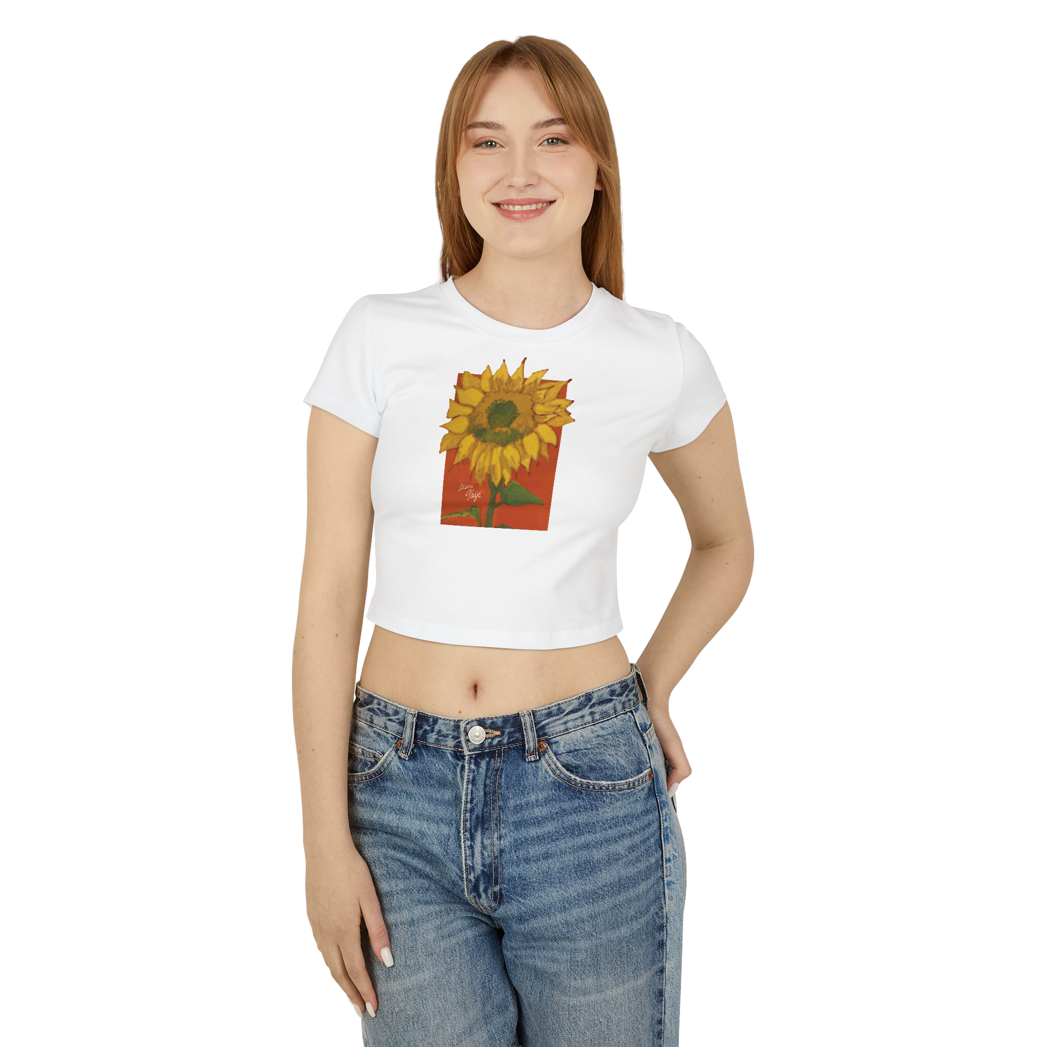 "DEL SOL" (2018) Cropped Cotton Tee