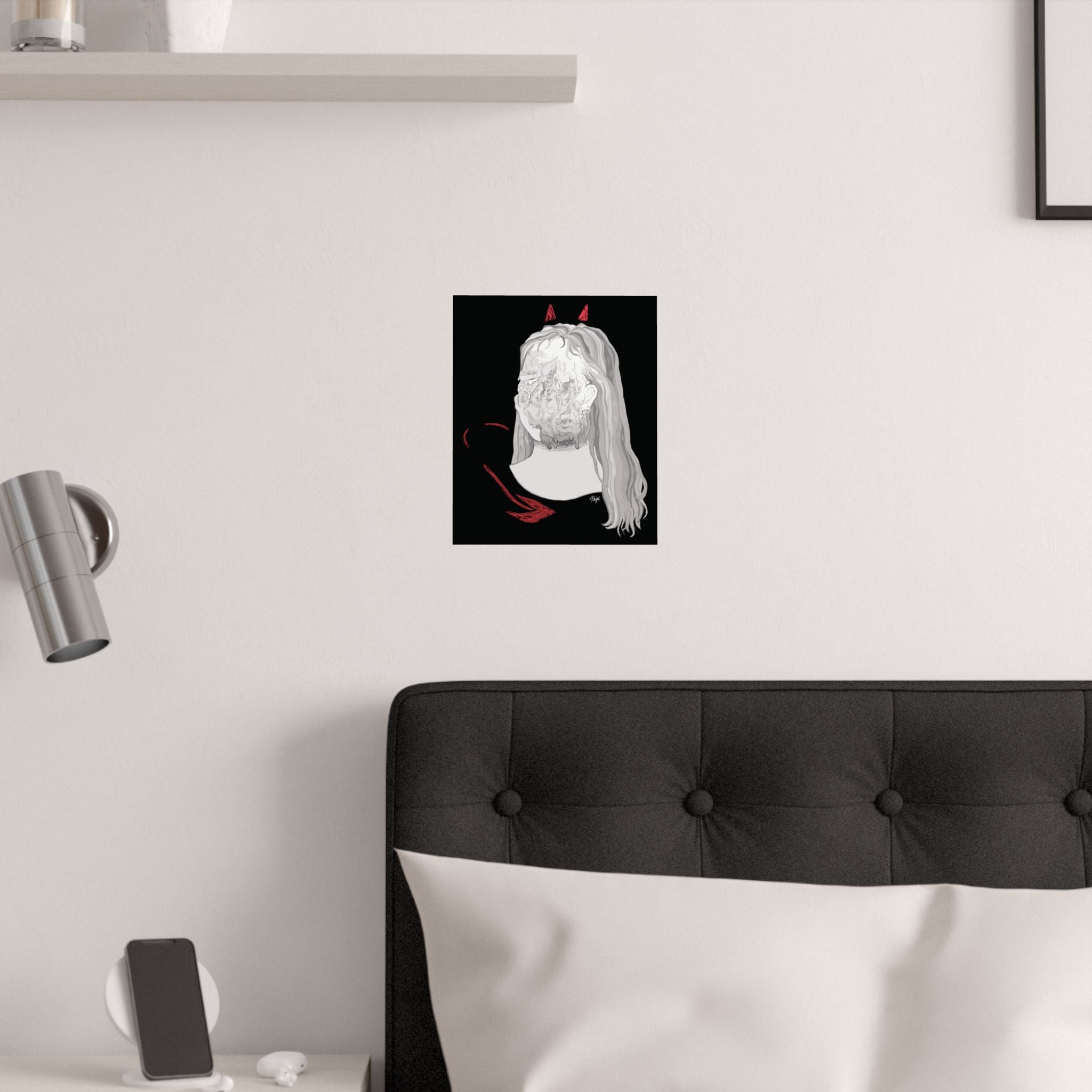 "BLOWN AWAY" (2019) Satin Poster