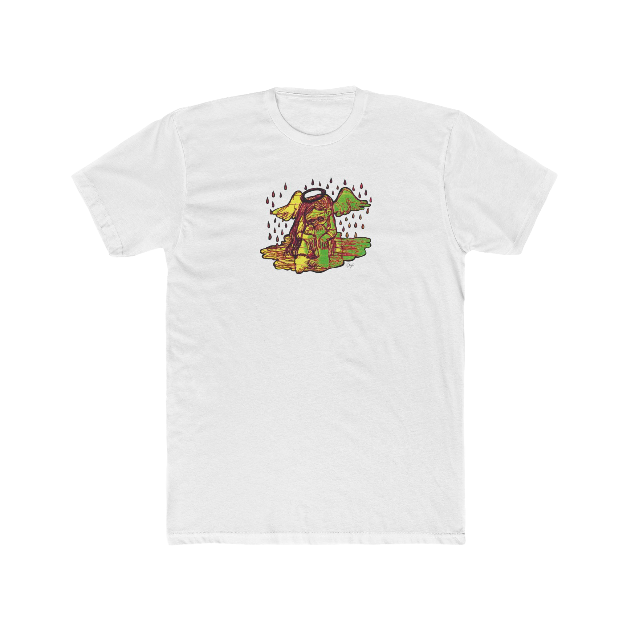 "INTIMACY ANGEL" (2019) Masc-Fit Cotton Crew Tee