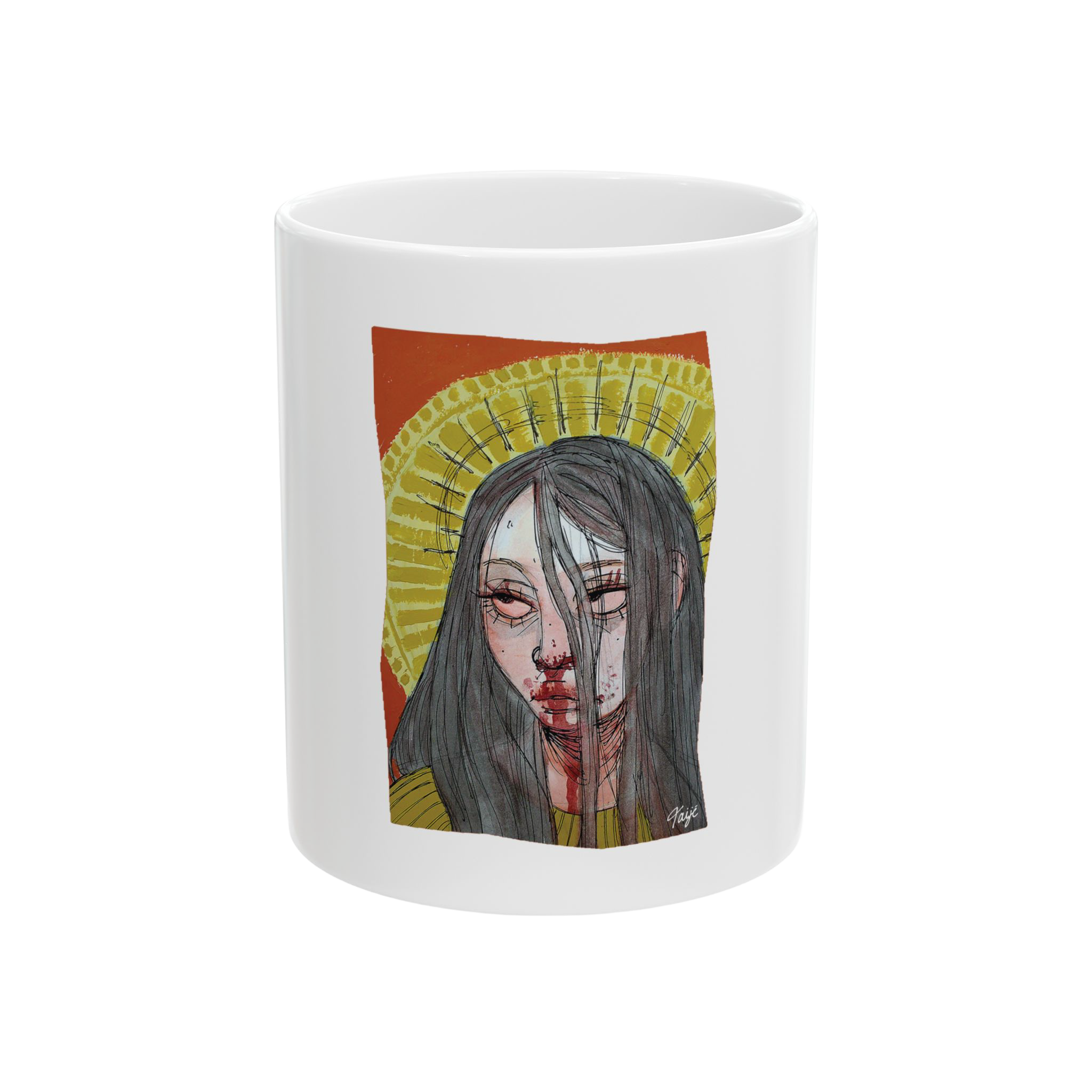 "FALSE IDOL" (2018) 11oz White Ceramic Mug