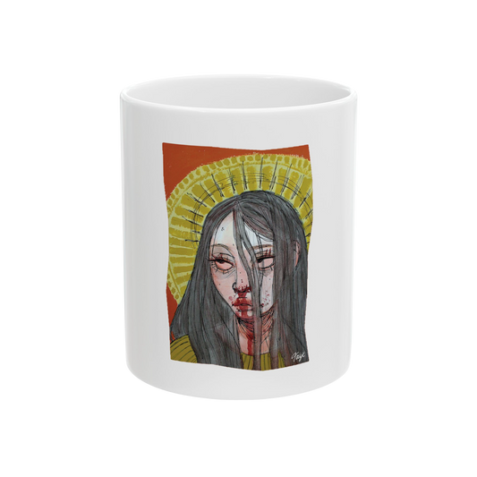 "FALSE IDOL" (2018) 11oz White Ceramic Mug