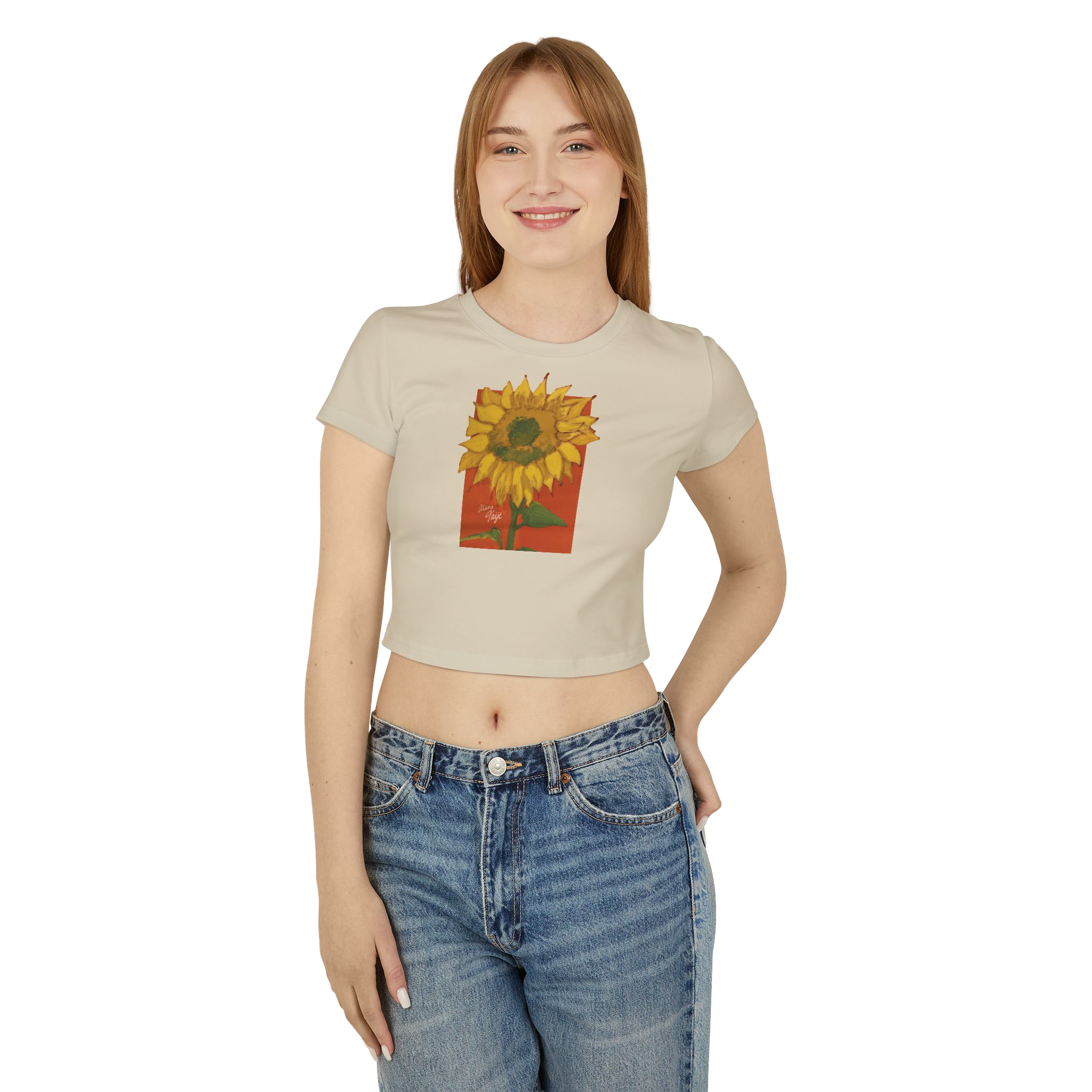 "DEL SOL" (2018) Cropped Cotton Tee