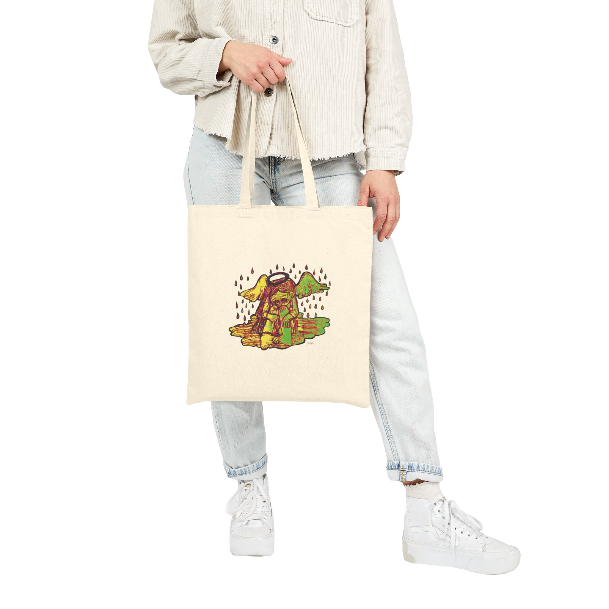 "INTIMACY ANGEL" (2019) Cotton Tote Bag