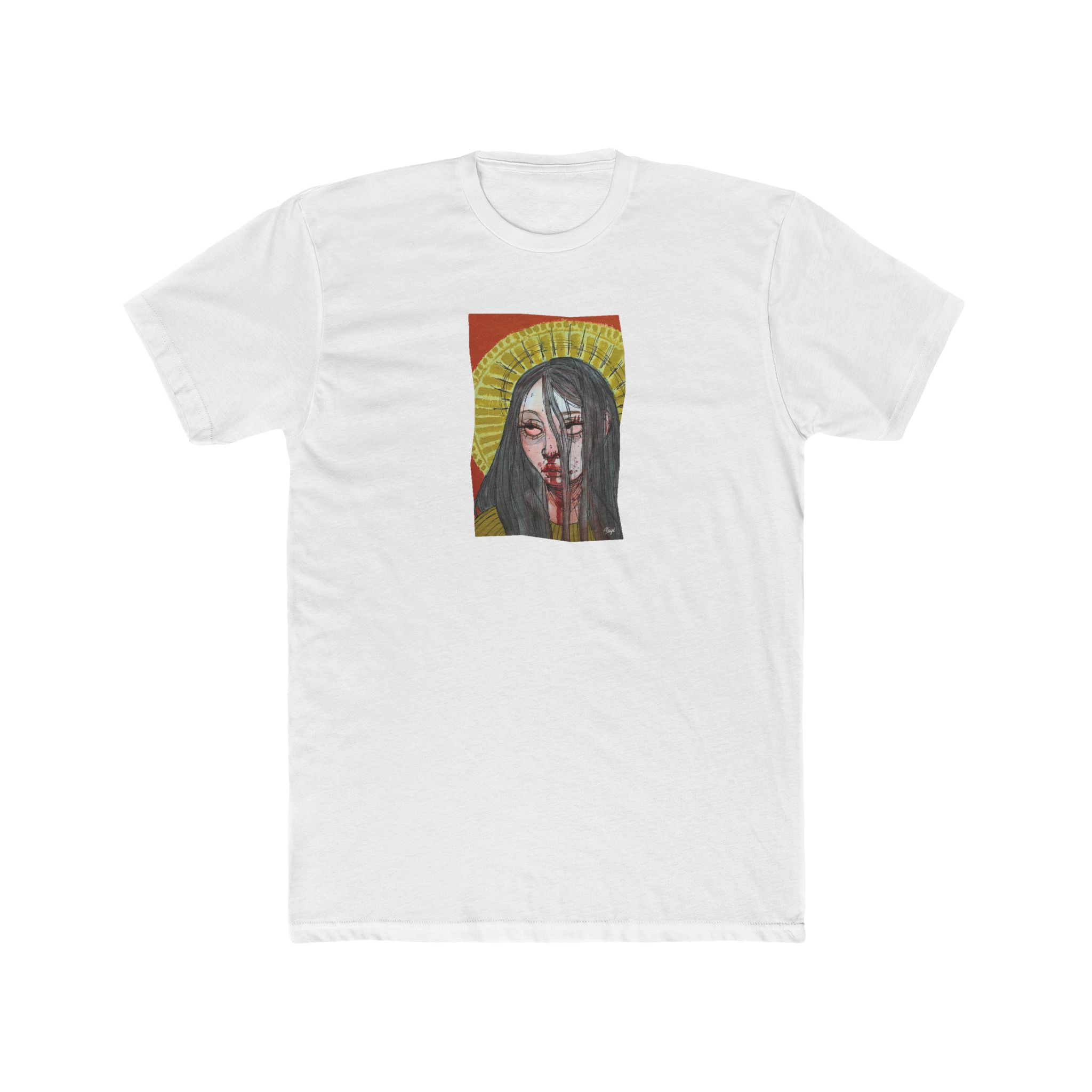 "FALSE IDOL" (2018) Masc-Fit Cotton Crew Tee