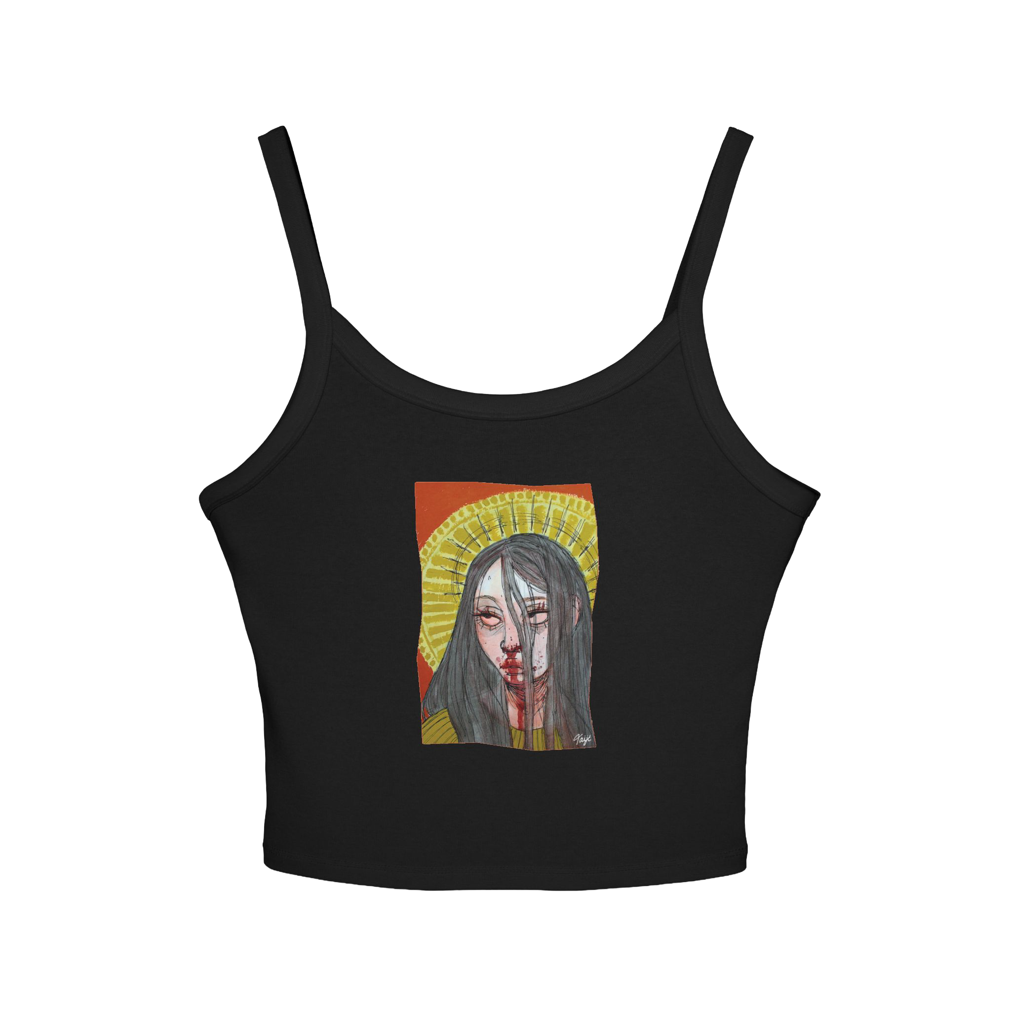 "FALSE IDOL" (2018) Spaghetti Strap Tank Top