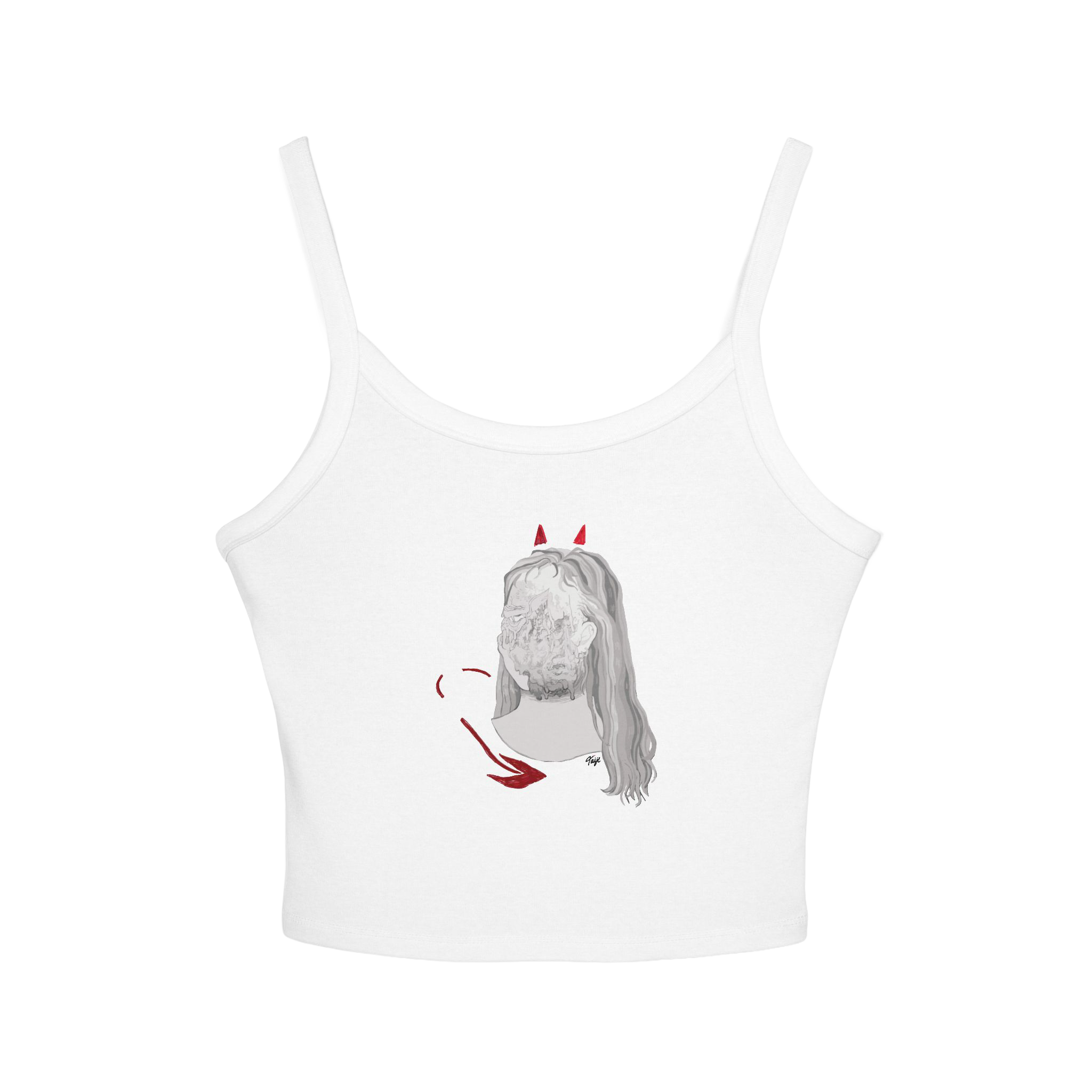 "BLOWN AWAY" (2019) Spaghetti Strap Tank Top