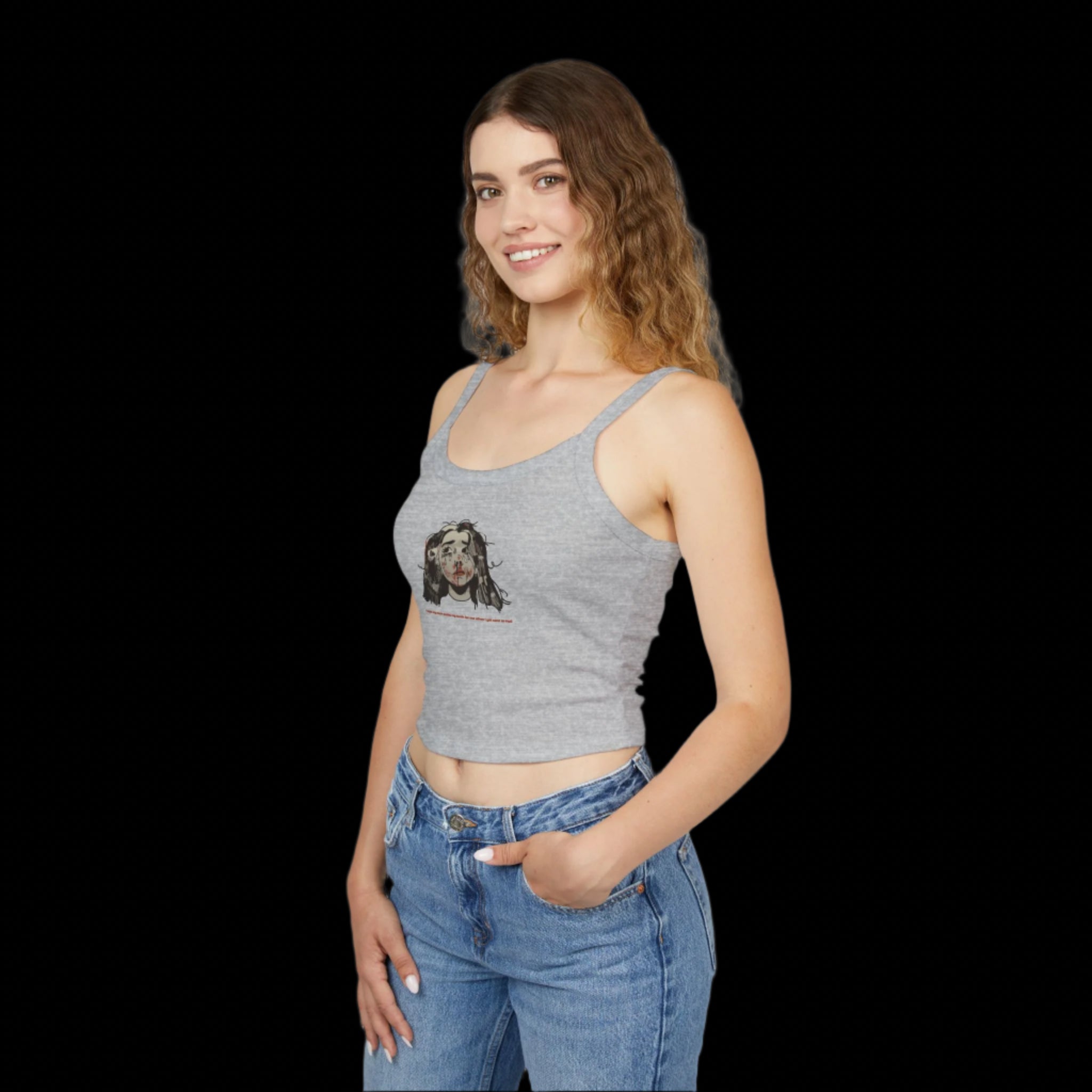 "MOMMY, PACK MY LUNCH" (2017) Spaghetti Strap Tank Top