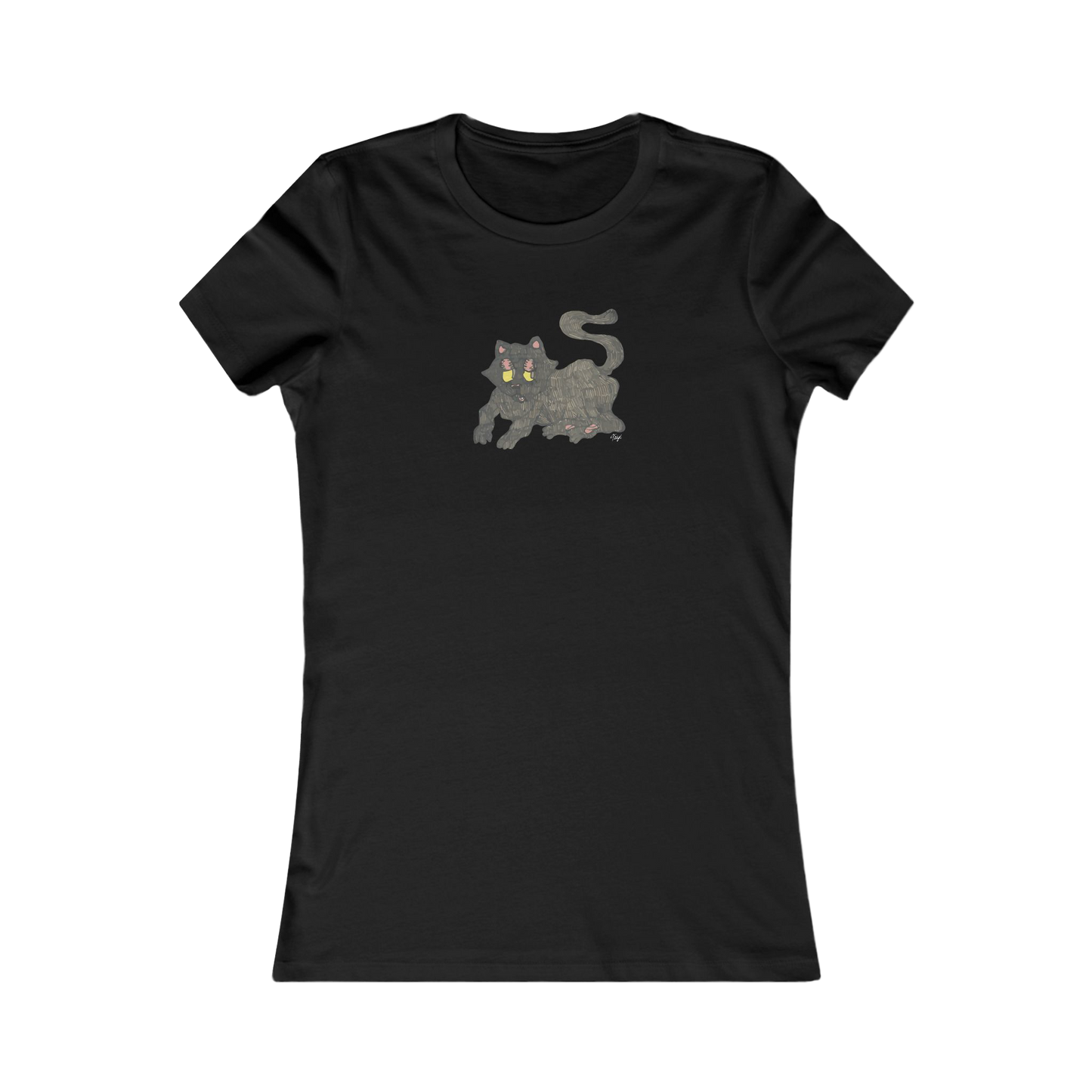 "GATO" (2019) Femme-Fit Cotton Crew Tee