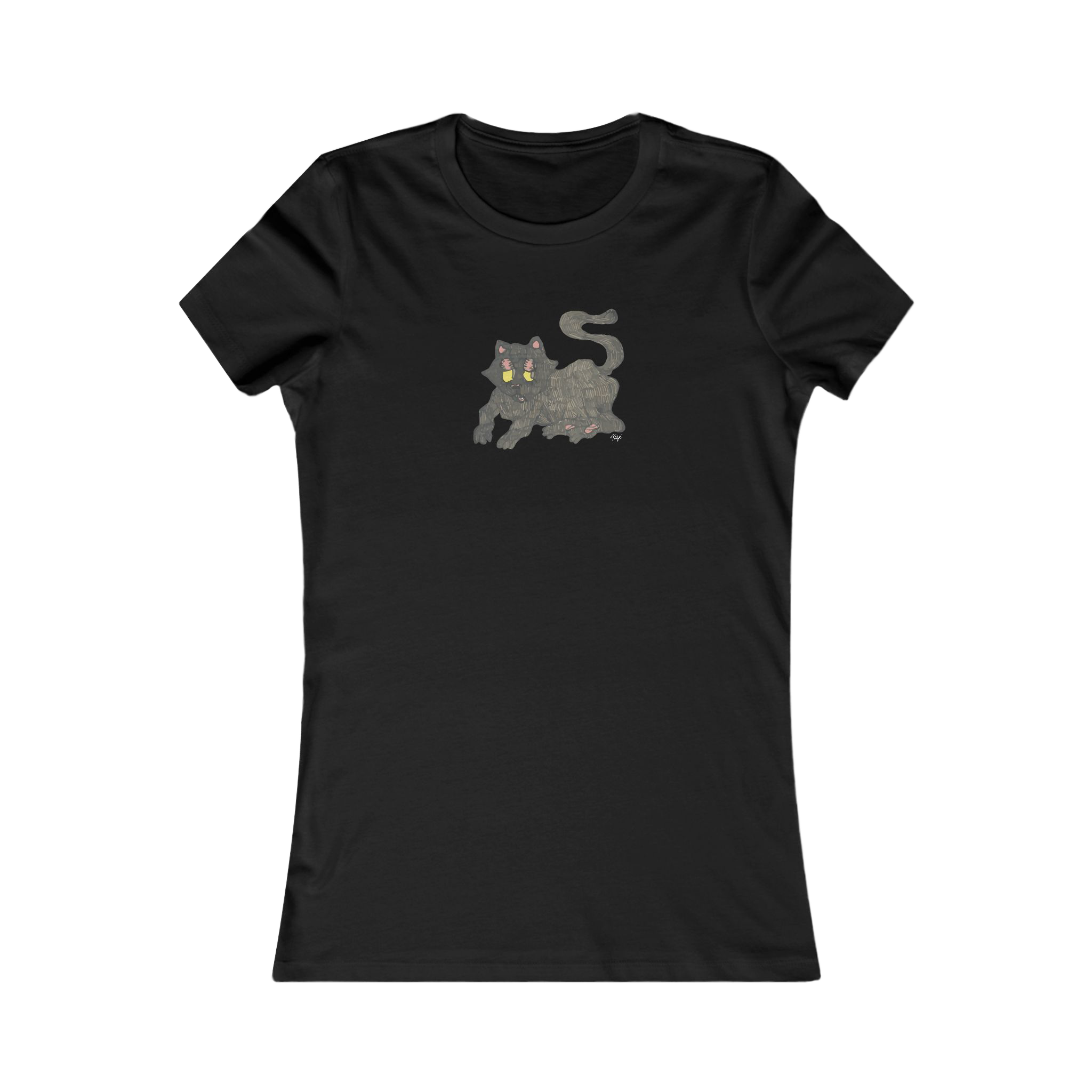 "GATO" (2019) Femme-Fit Cotton Crew Tee