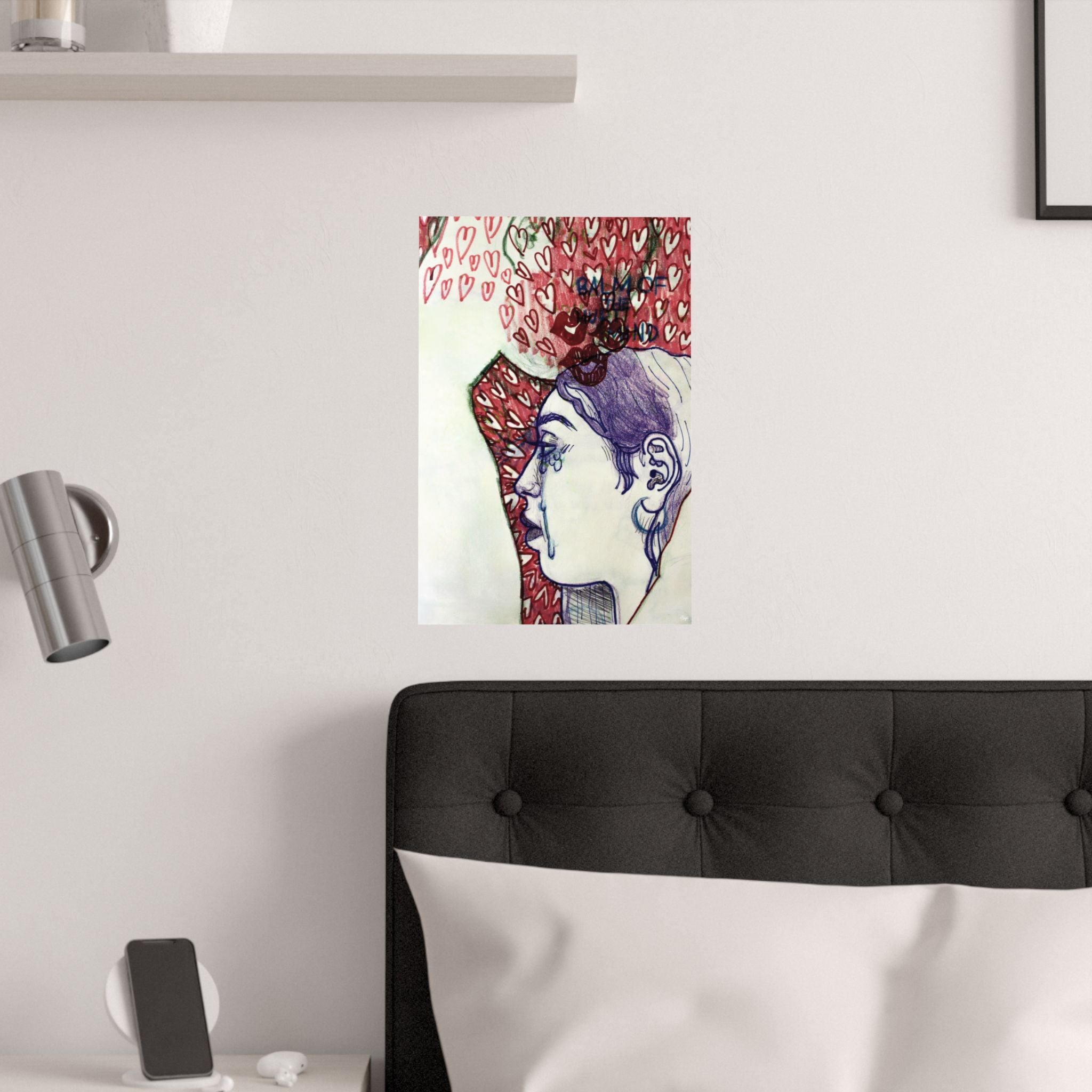 "BALM OF THE HURT MIND" (2019) Satin Poster