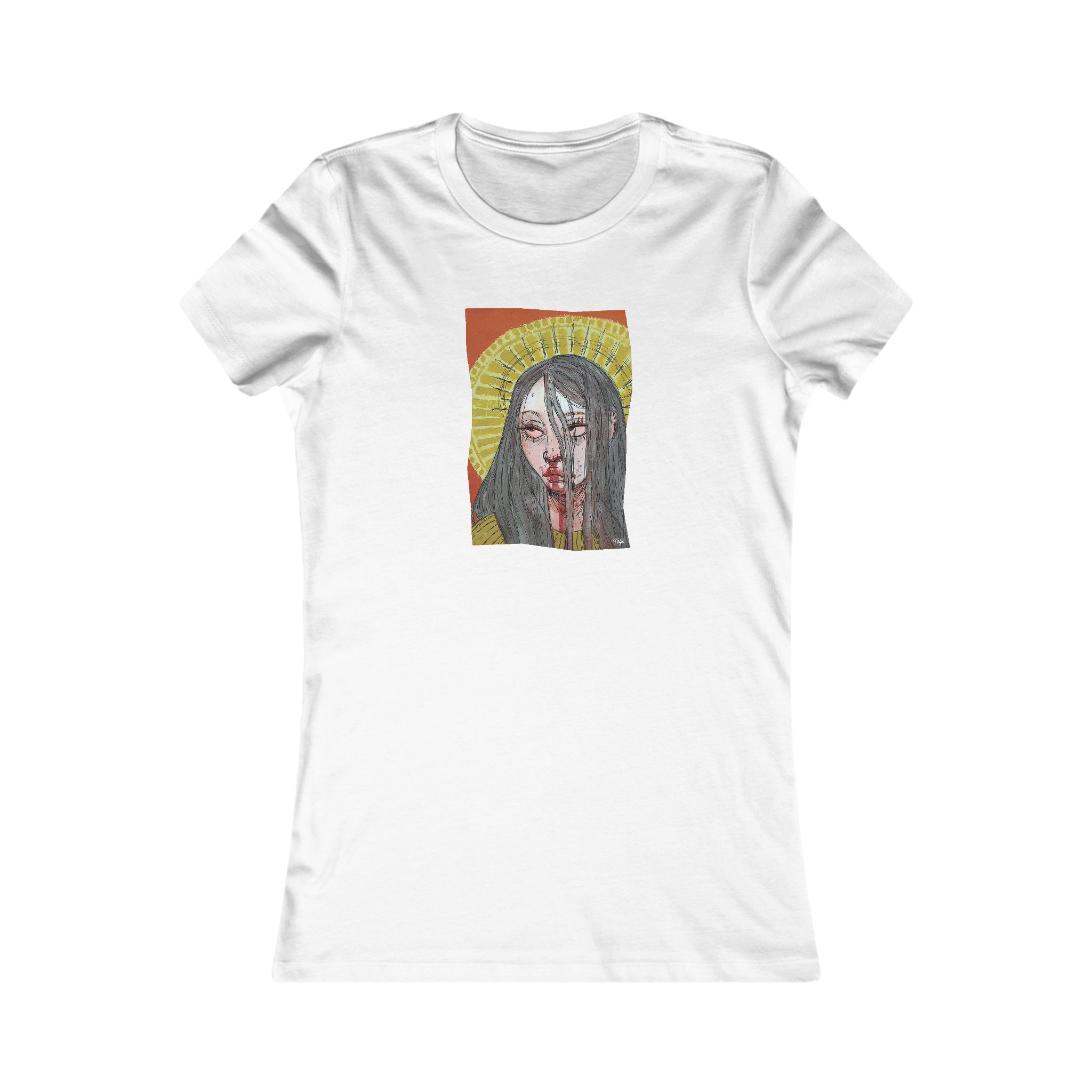 "FALSE IDOL" (2018) Femme-Fit Cotton Crew Tee
