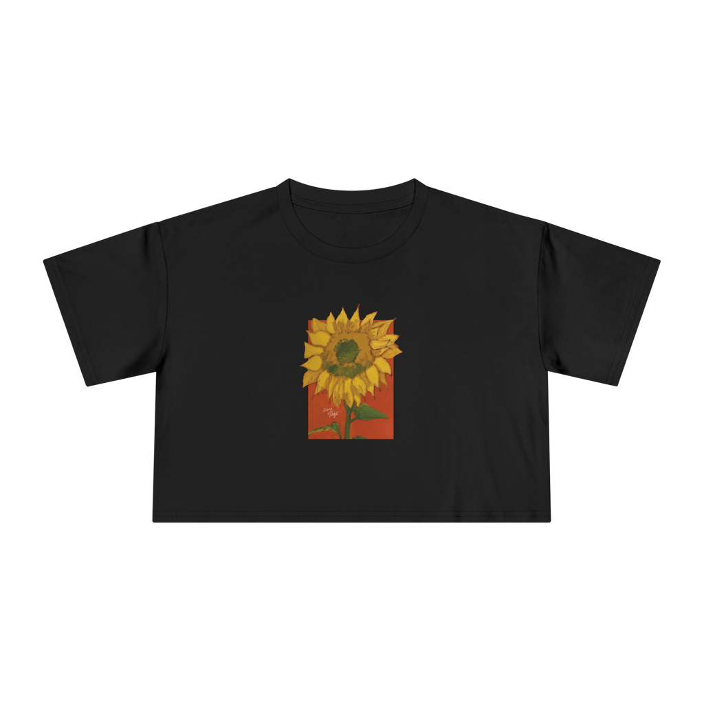 "DEL SOL" (2018) Boxy Cropped Cotton Tee