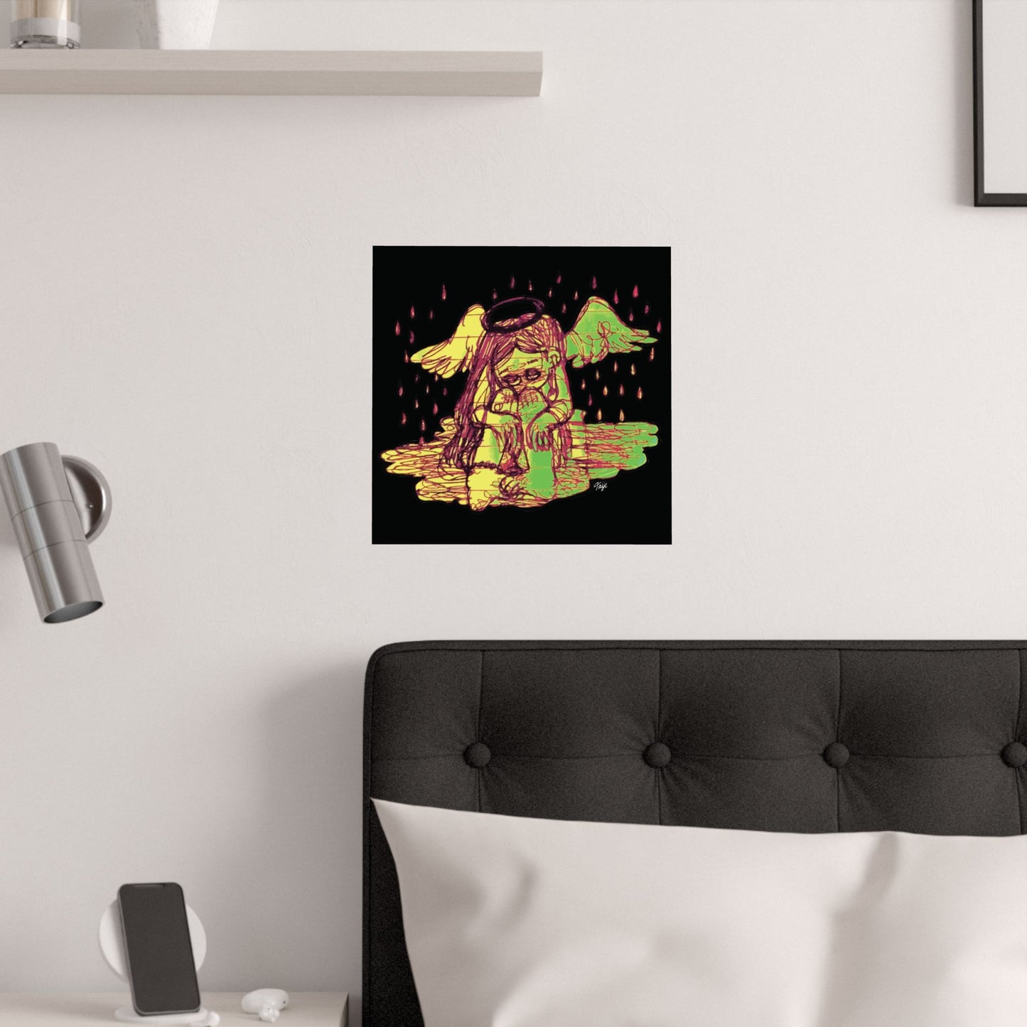 "INTIMACY ANGEL" (2019) Satin Poster