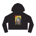 "FALSE IDOL" (2018) Boxy Cropped Cotton Hoodie