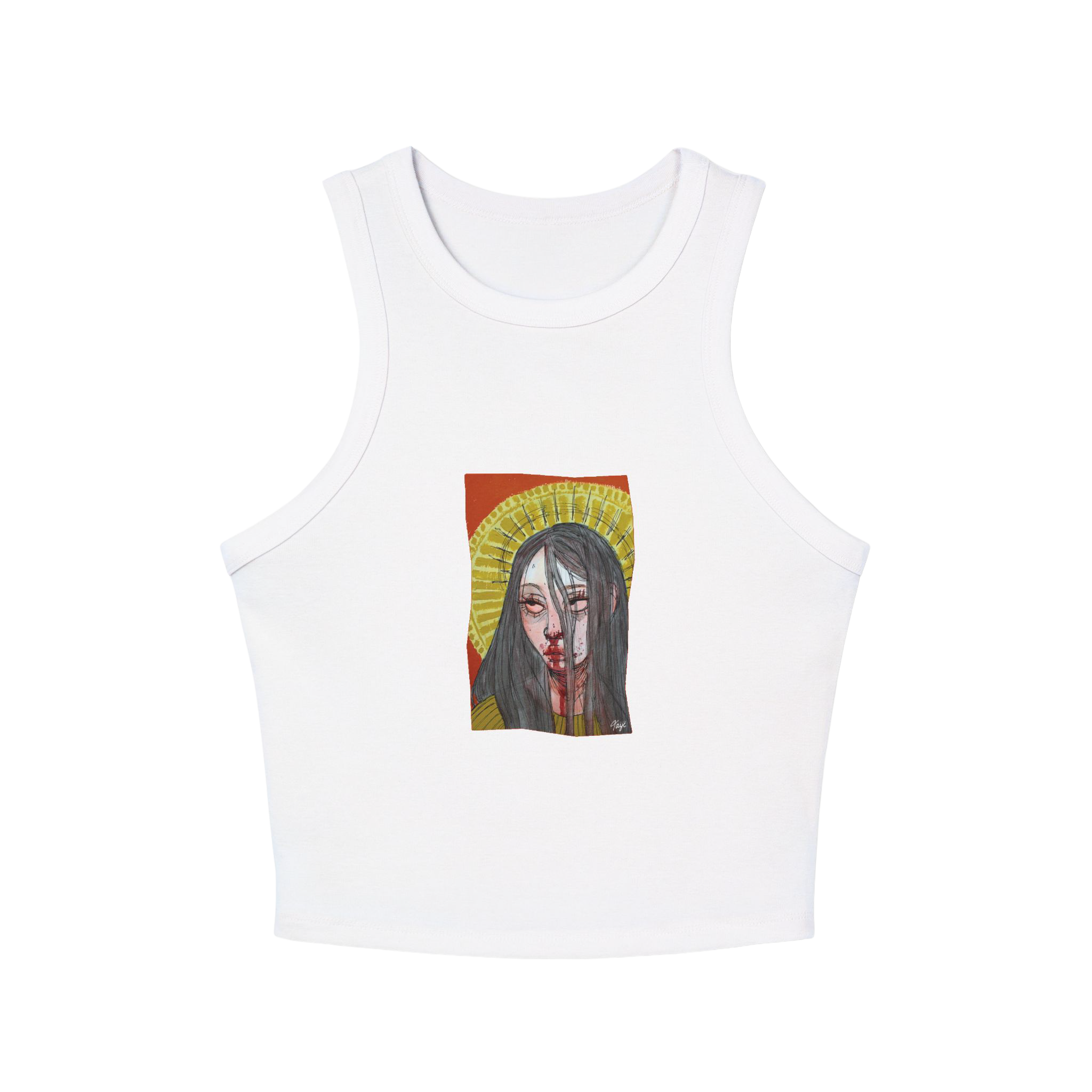 "FALSE IDOL" (2018) Racer Tank