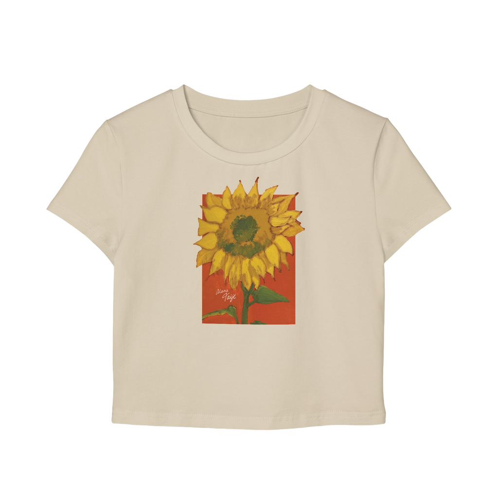 "DEL SOL" (2018) Cropped Cotton Tee