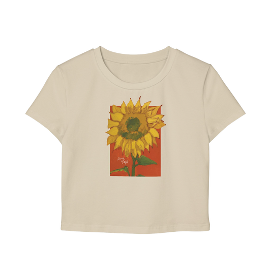 "DEL SOL" (2018) Cropped Cotton Tee