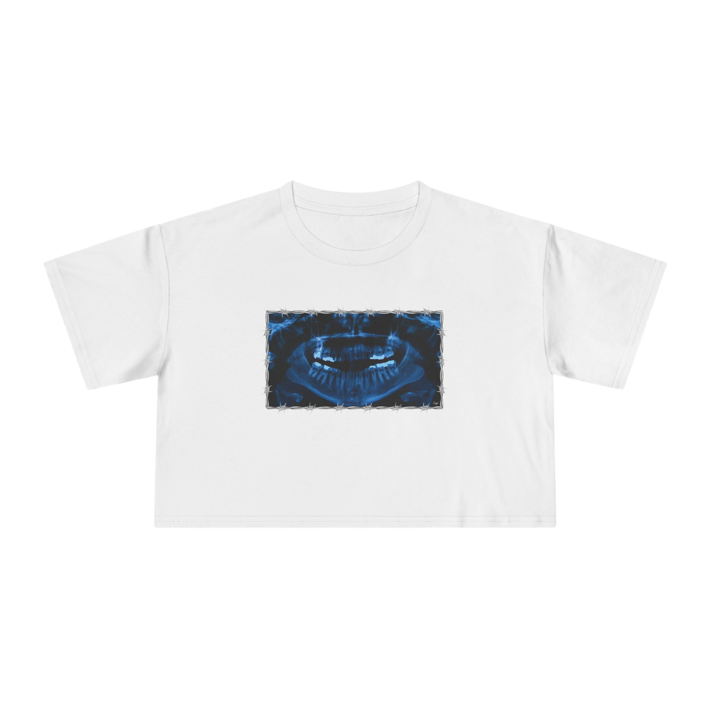 "NOVOCAINE" (2019) Boxy Cropped Cotton Tee