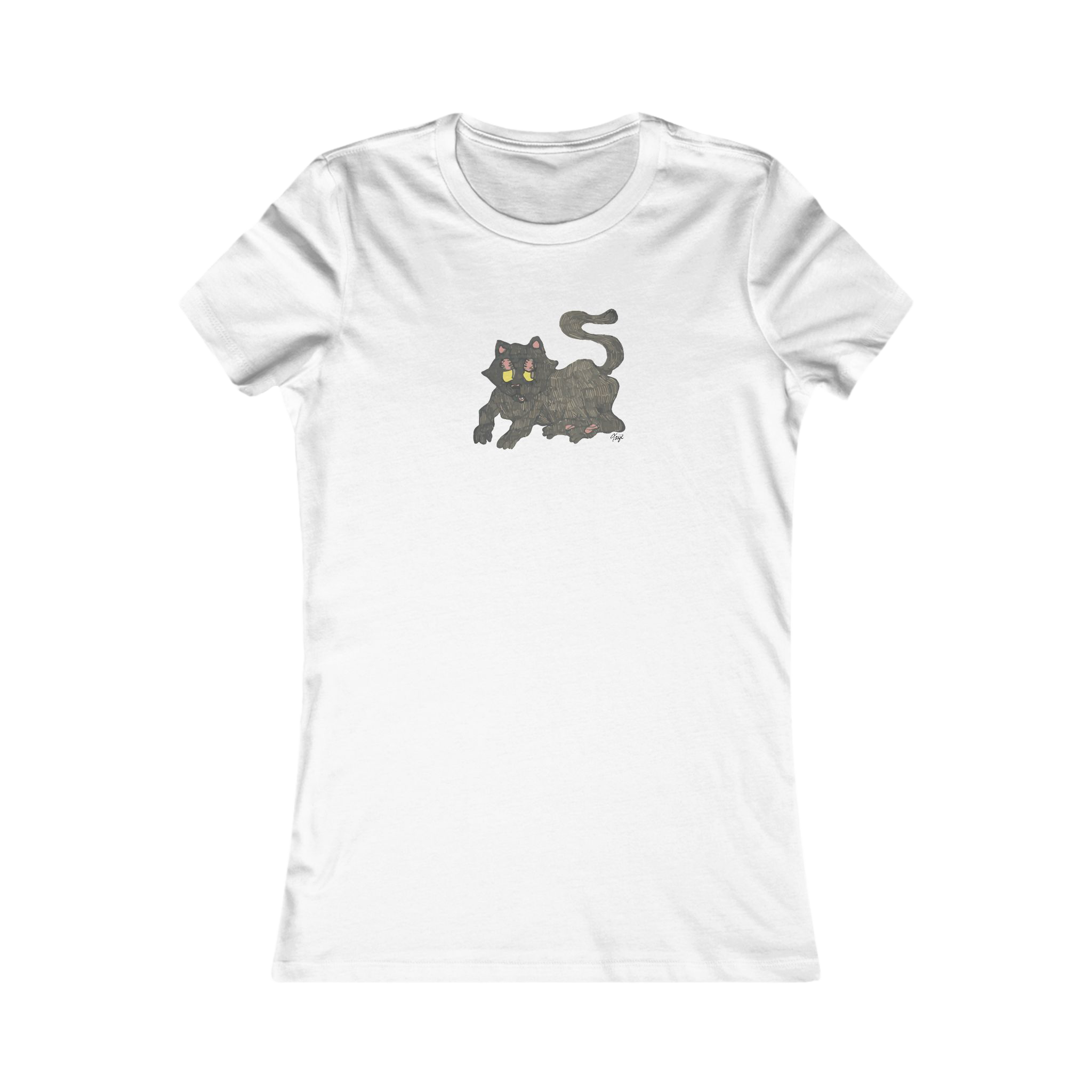 "GATO" (2019) Femme-Fit Cotton Crew Tee