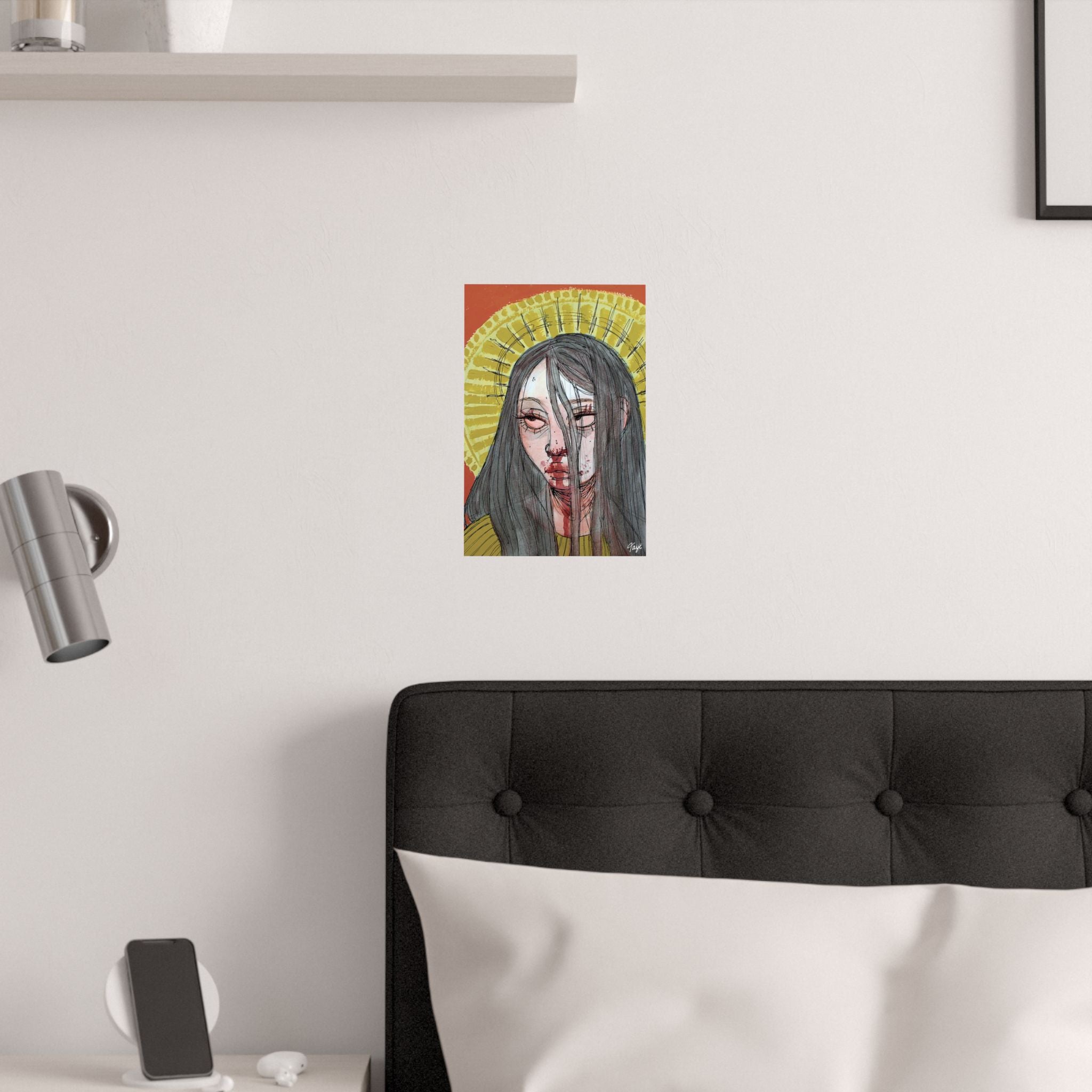 "FALSE IDOL" (2018) Satin Poster