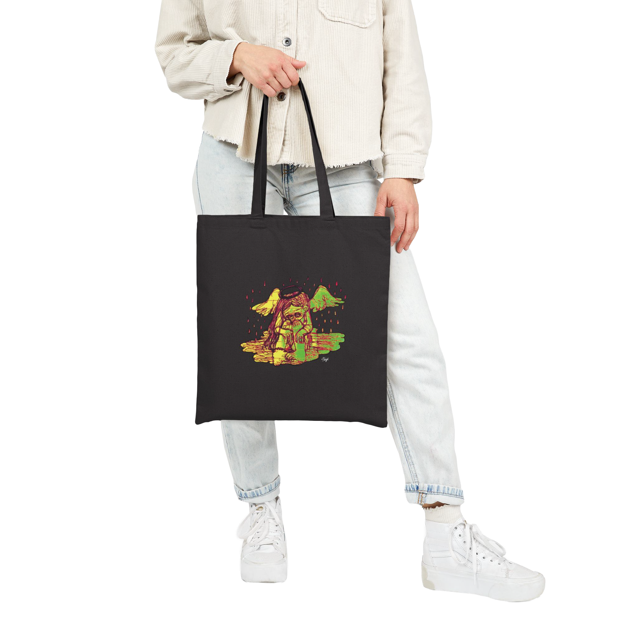 "INTIMACY ANGEL" (2019) Cotton Tote Bag