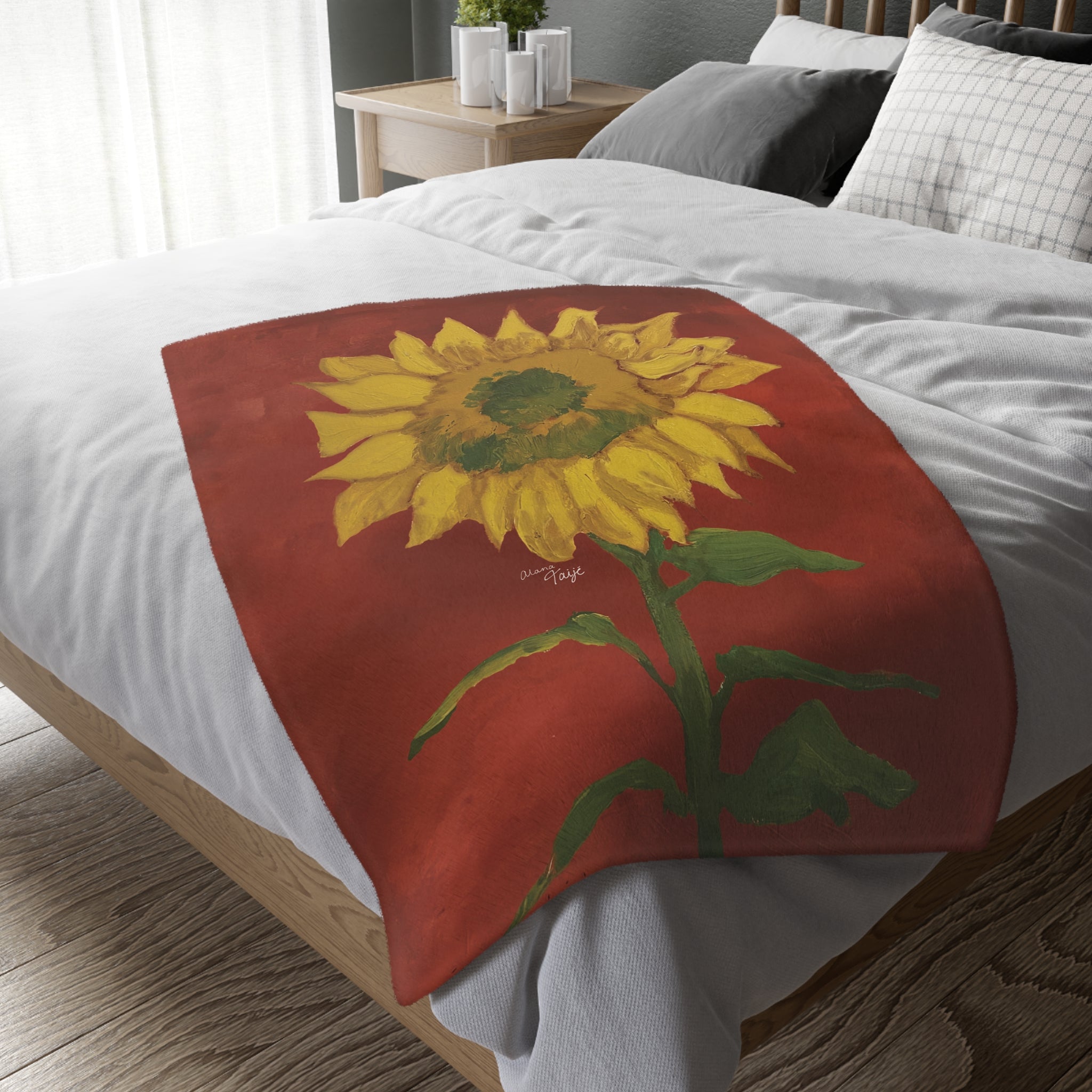 "DEL SOL" (2018) Velveteen Microfiber Blanket