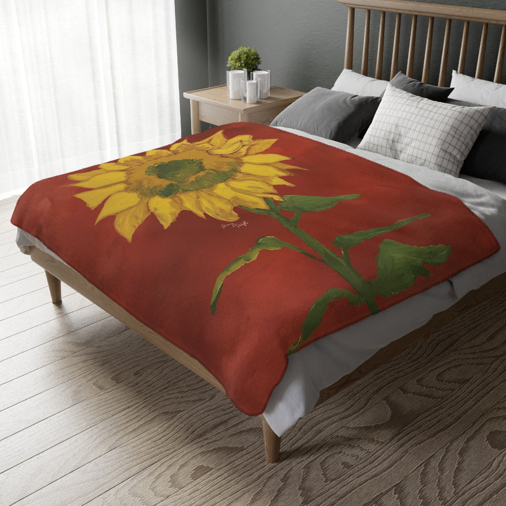 "DEL SOL" (2018) Velveteen Microfiber Blanket