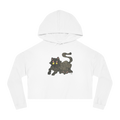 "GATO" (2019) Boxy Cropped Cotton Hoodie