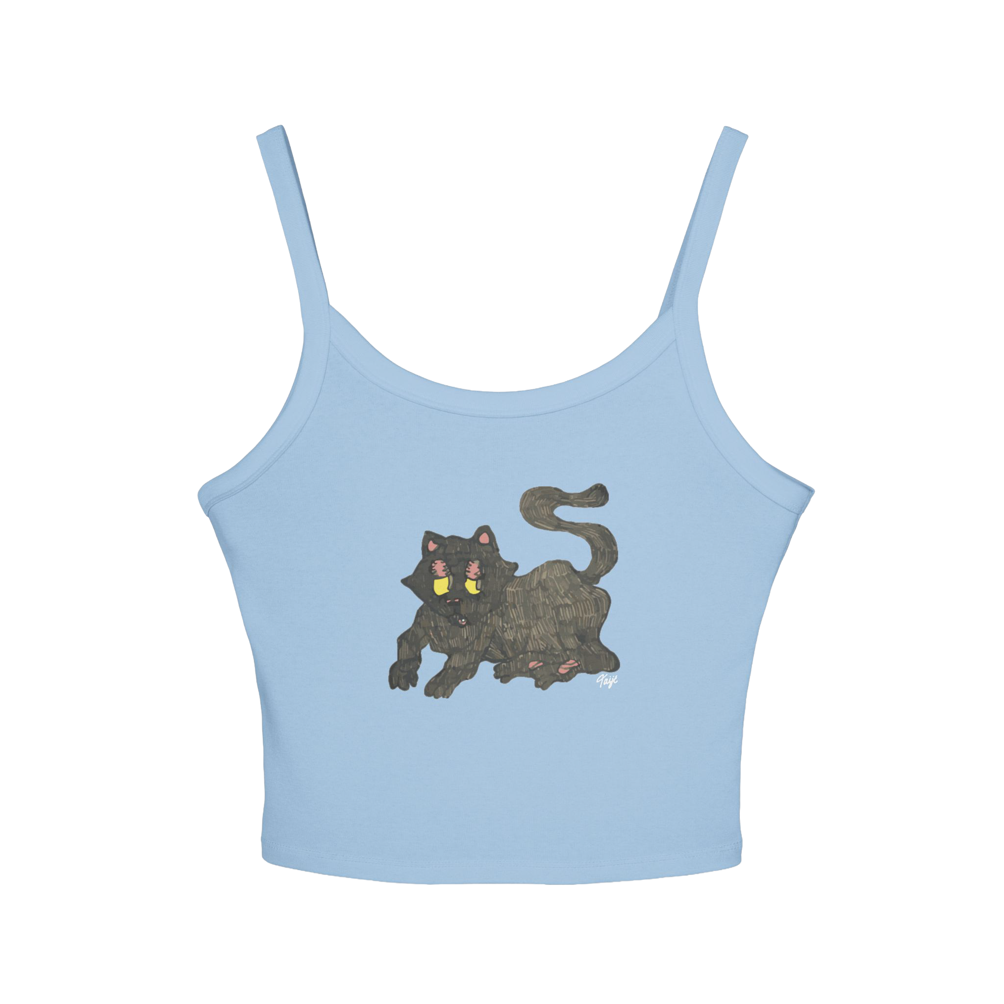 "GATO" (2019) Spaghetti Strap Tank Top