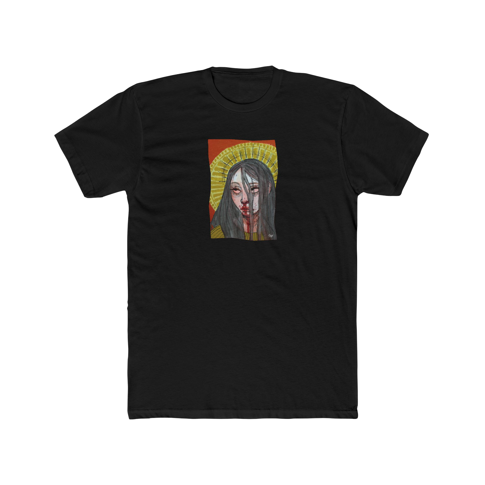 "FALSE IDOL" (2018) Masc-Fit Cotton Crew Tee