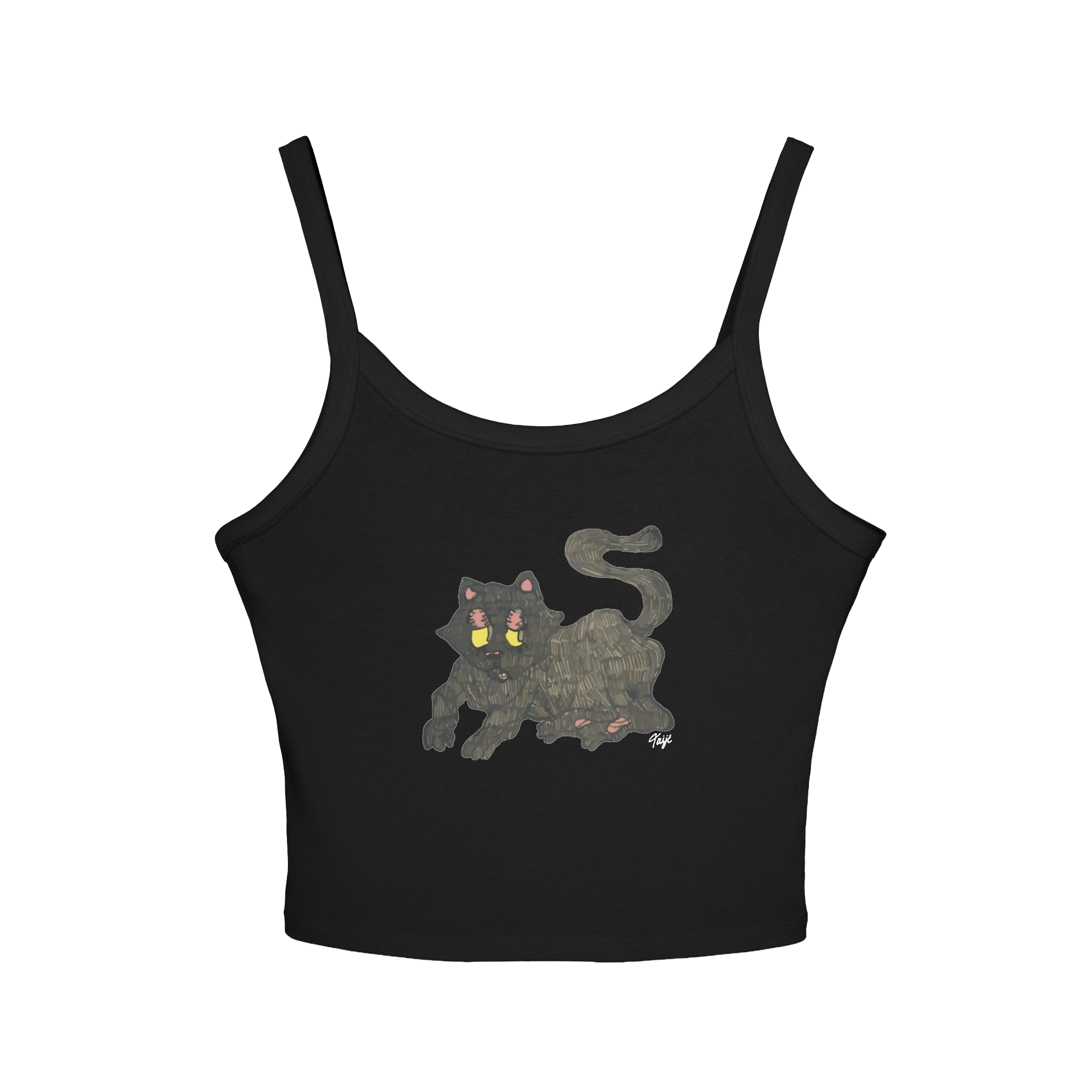 "GATO" (2019) Spaghetti Strap Tank Top