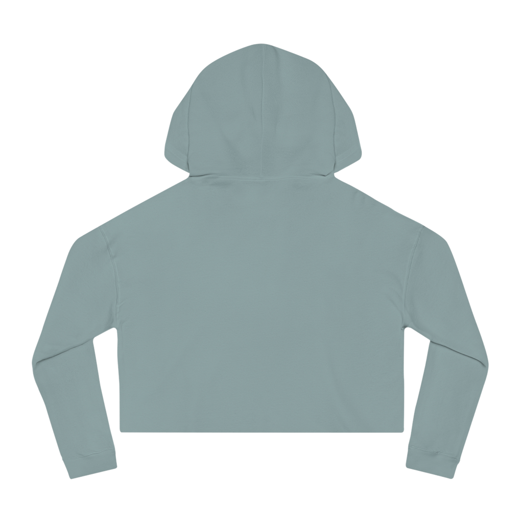 "SINK OR SWIM" (2018) Boxy Cropped Cotton Hoodie