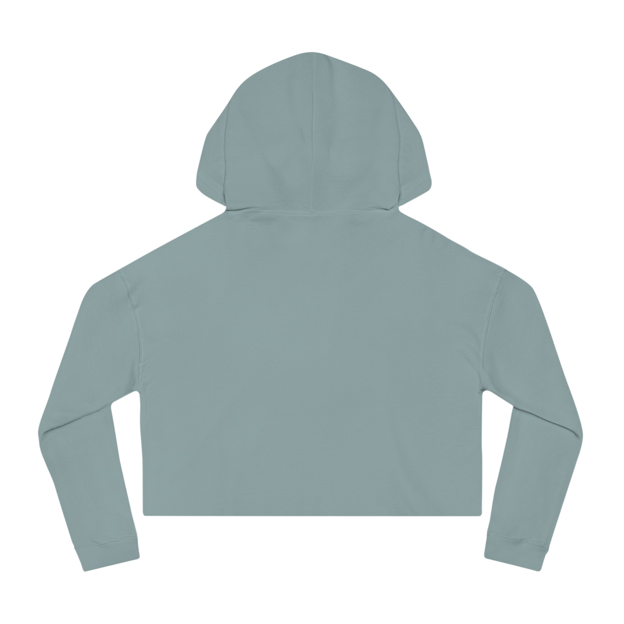 "SINK OR SWIM" (2018) Boxy Cropped Cotton Hoodie